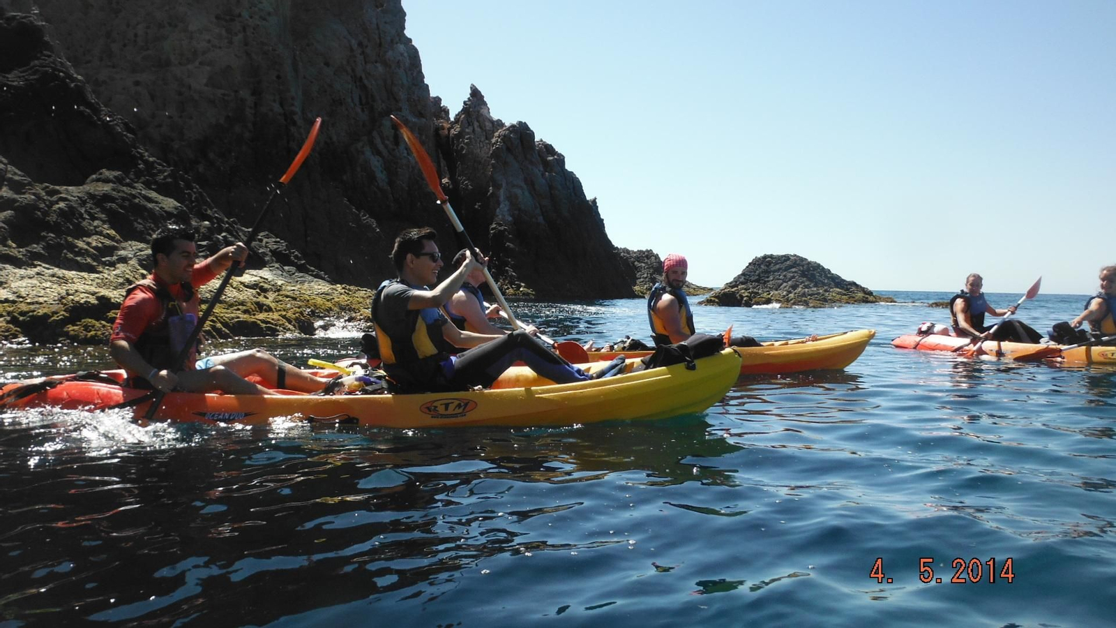 Limitan a cinco los kayaks por grupo en el litoral del Parque Natural Cabo de Gata-Níjar