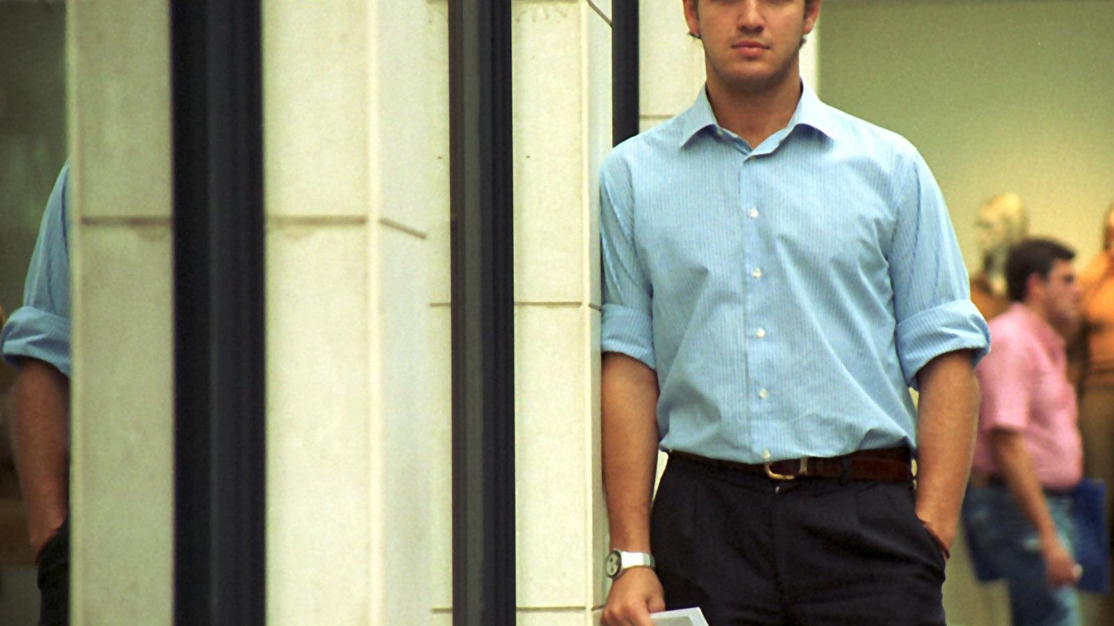 En la calle Rioja de Sevilla en los tiempos de sus primeros negocios.