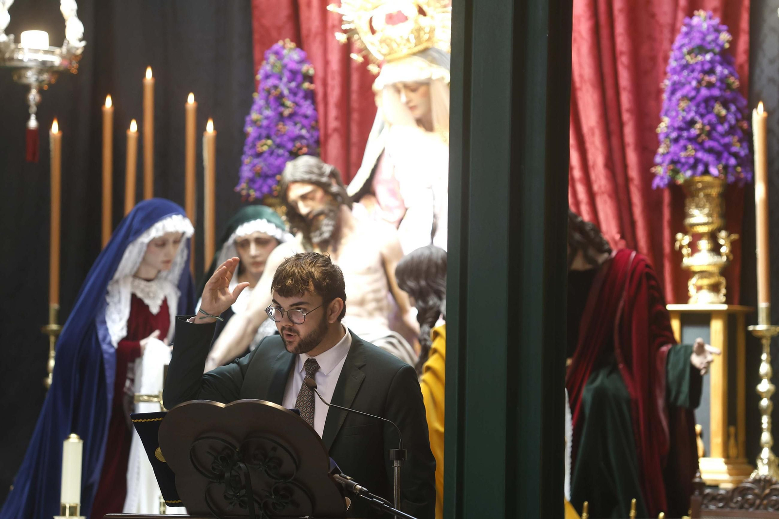 Las fotos del pregón juvenil de la Semana Santa de Algeciras a cargo de Manuel Garnica