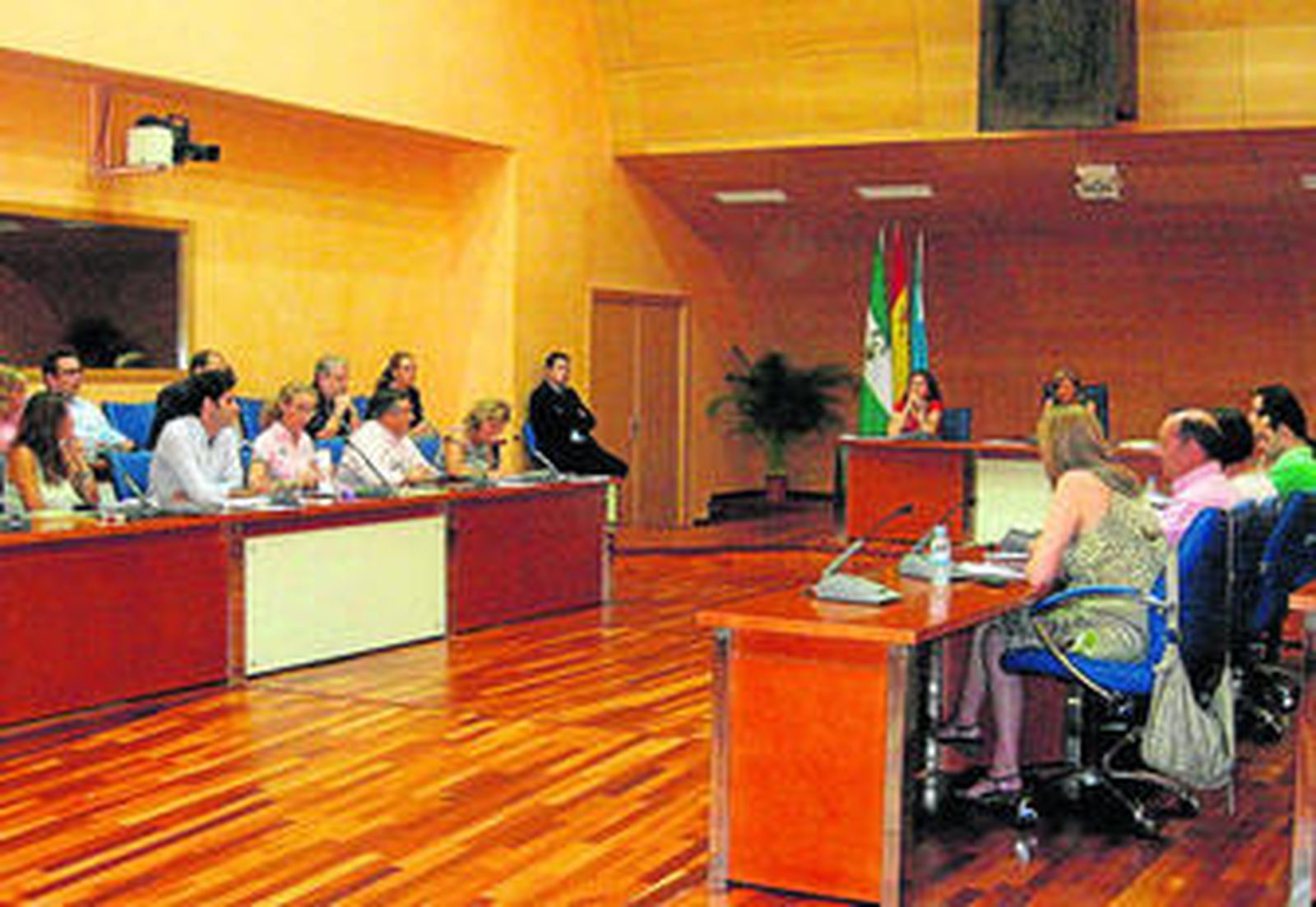 Imagen del Pleno que se celebró ayer en el Ayuntamiento de Fuengirola.