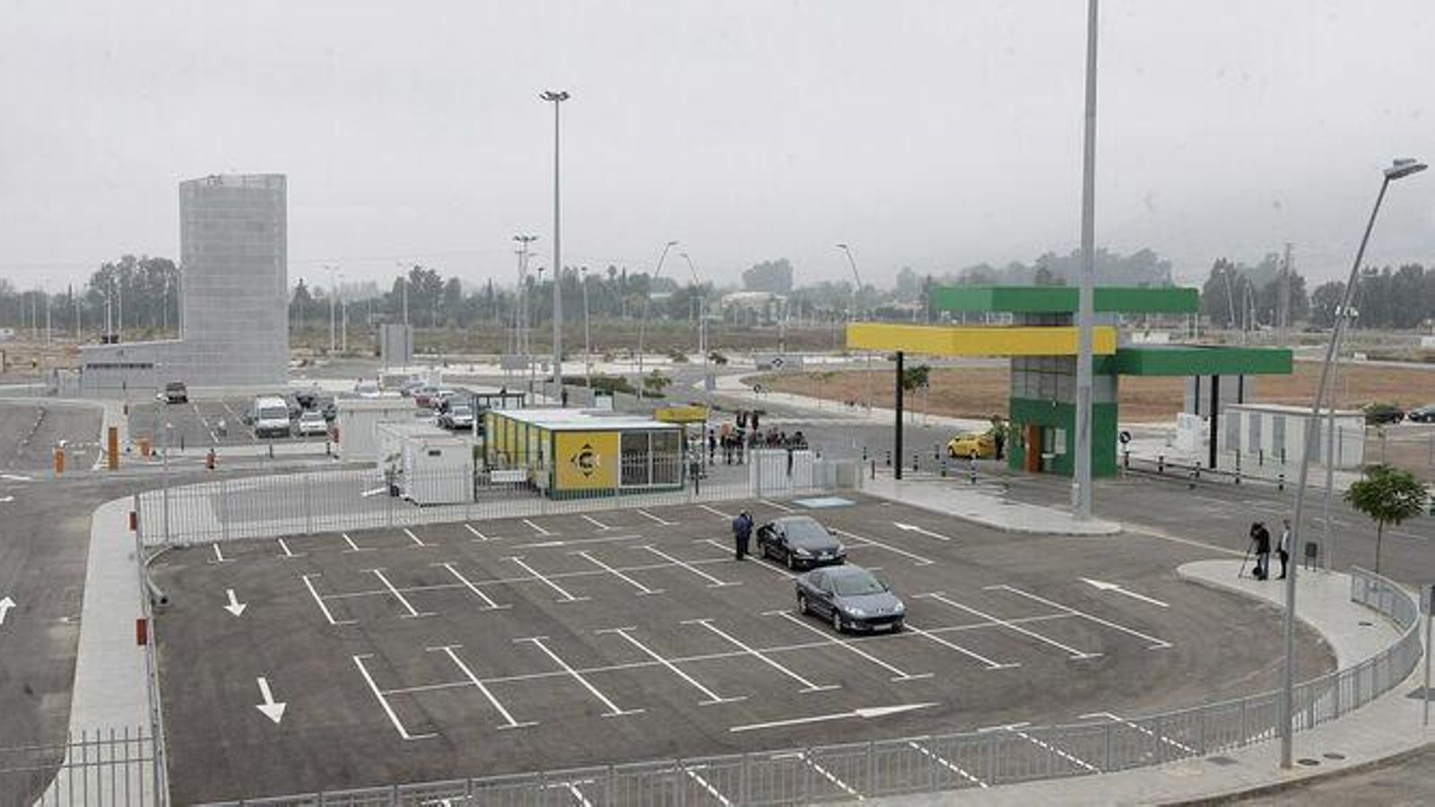 Vista del área logística de Córdoba.