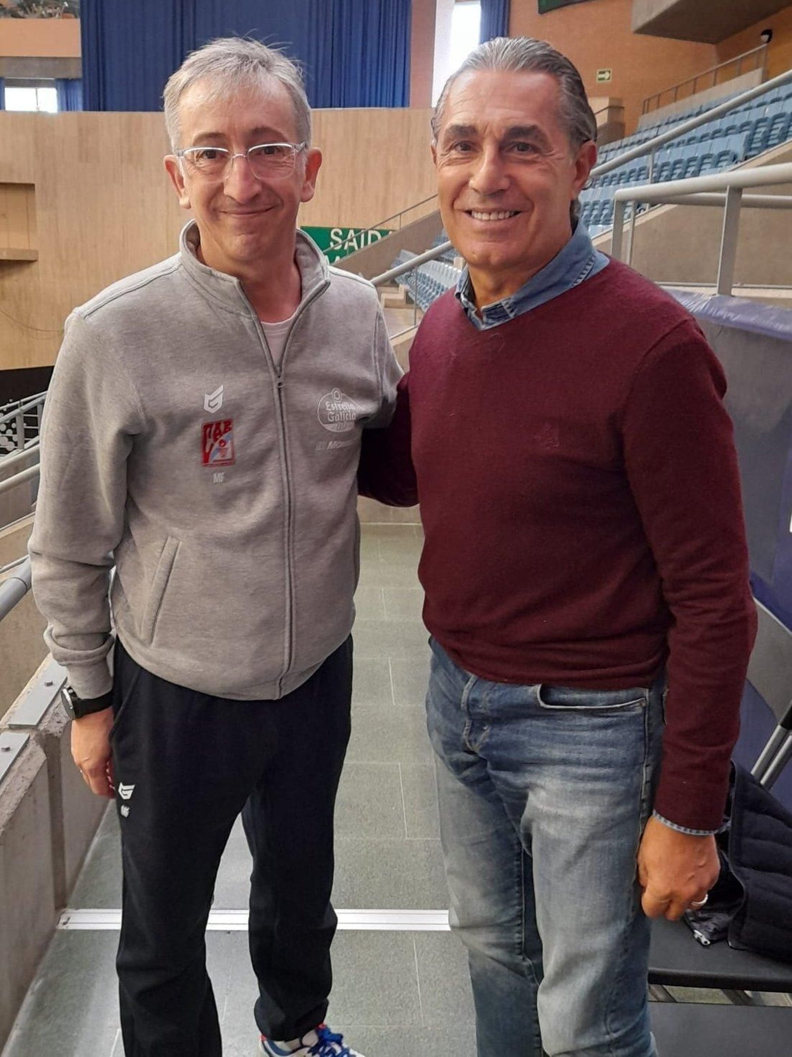 Moncho Fernández y Sergio Scariolo. Moncho Fernández y Sergio Scariolo.