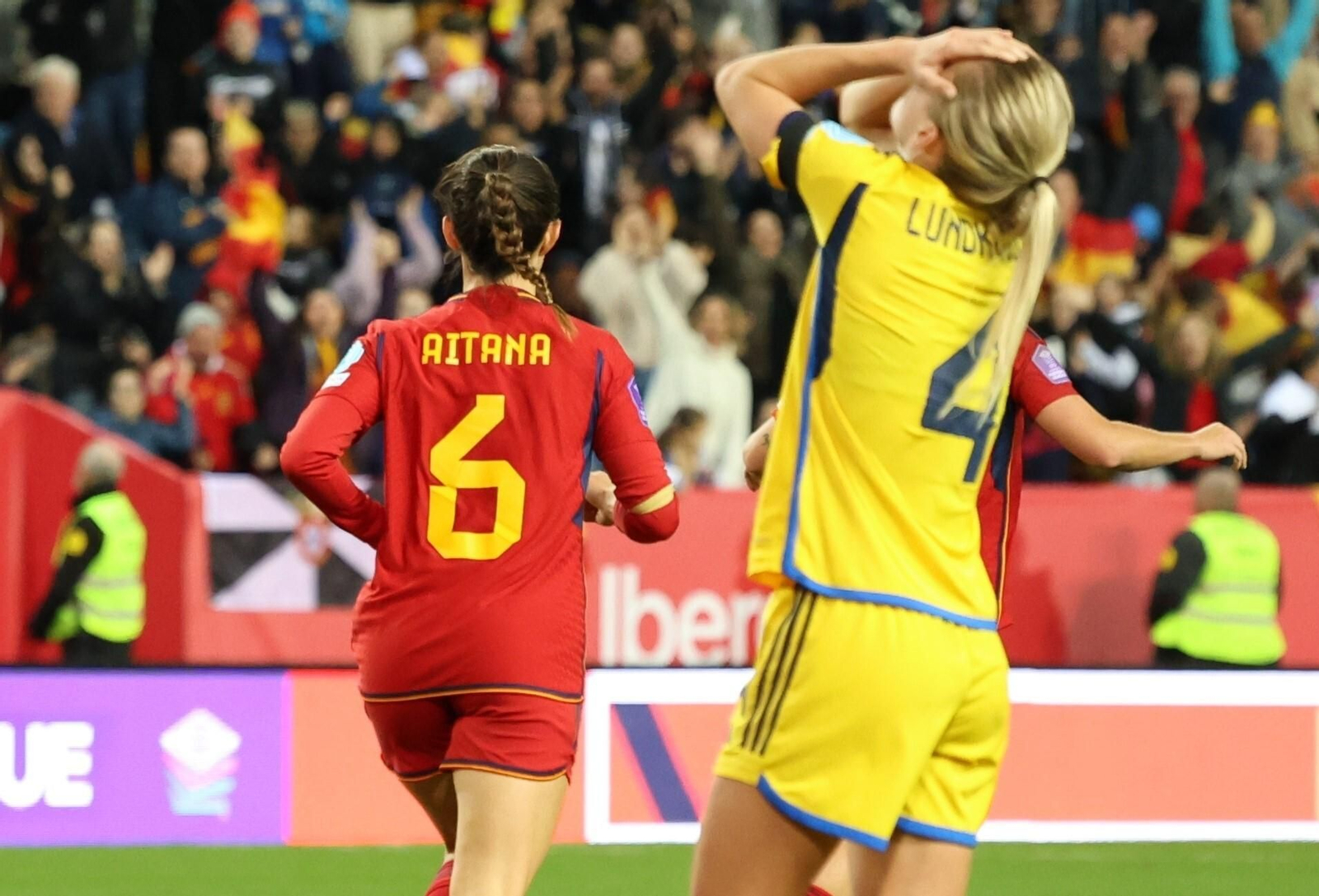 España-Suecia, en fotos