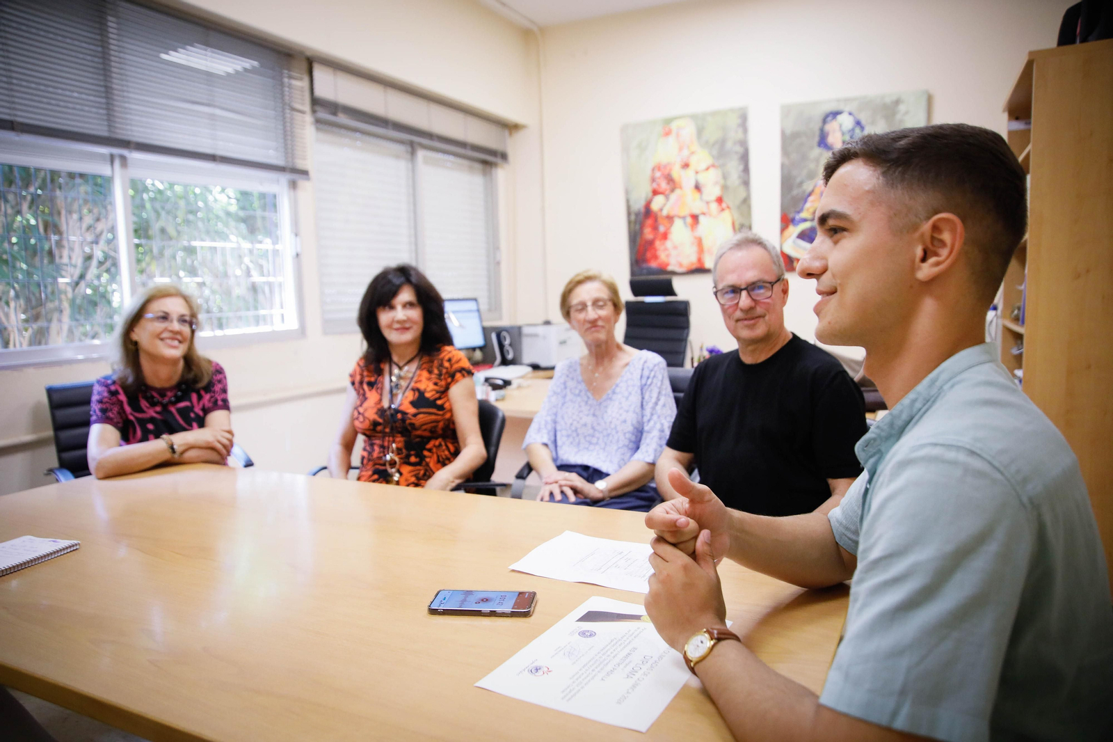 Un alumno del IES Maestro Padilla, máxima nota en la selectividad, en imágenes