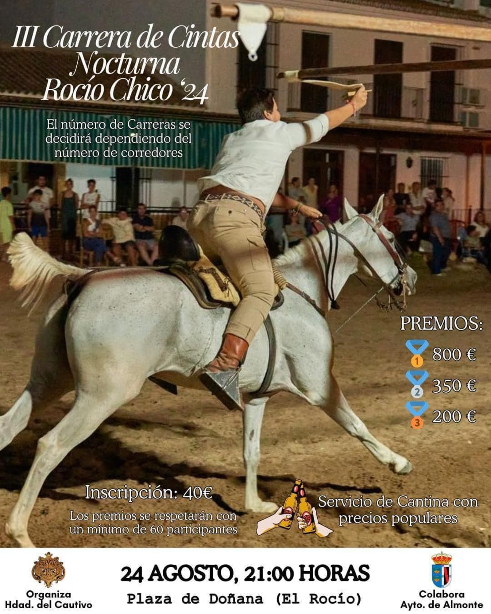 Cartel anunciador de la actividad.