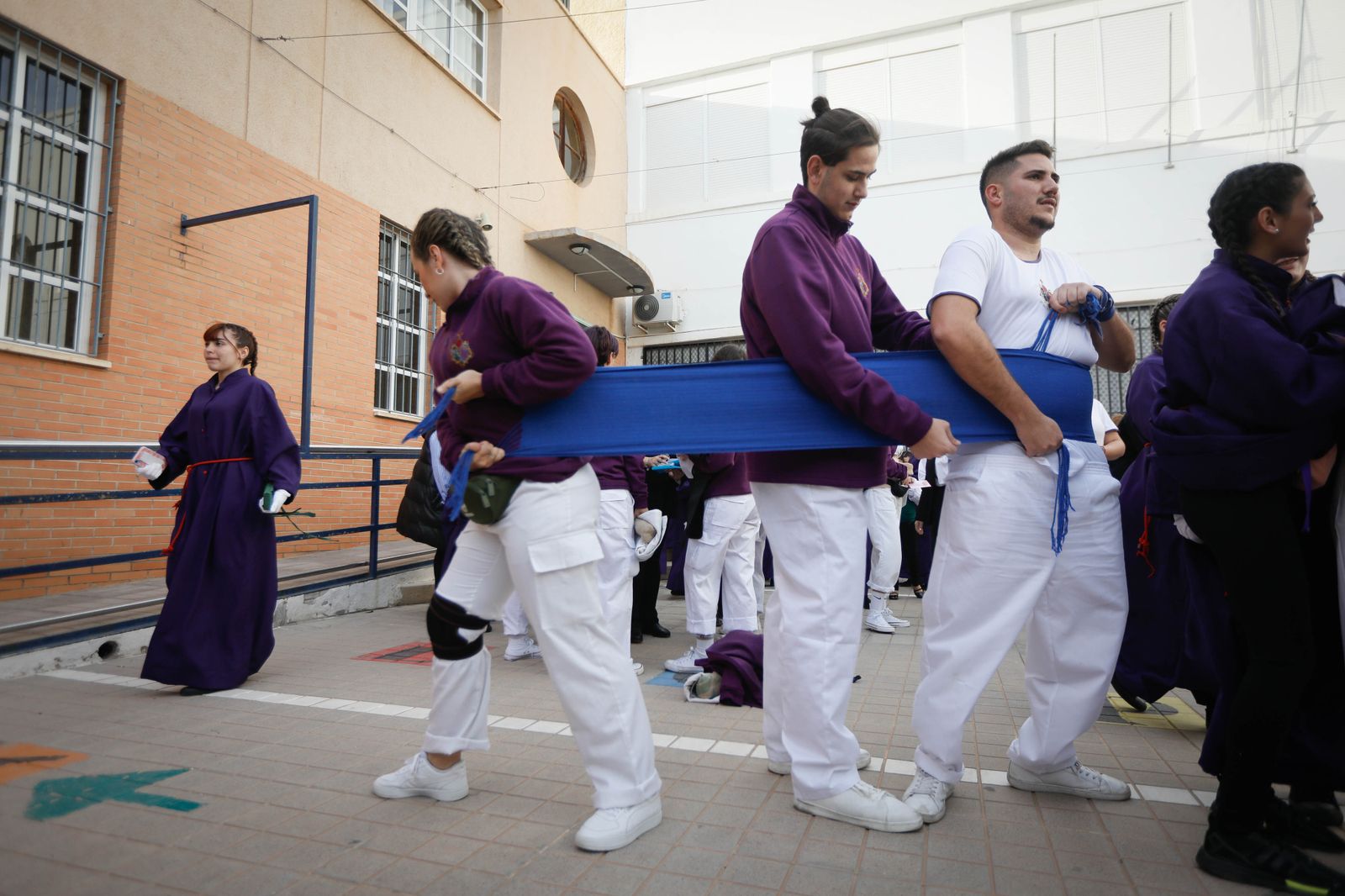 La procesión del Encuentro, en imágenes