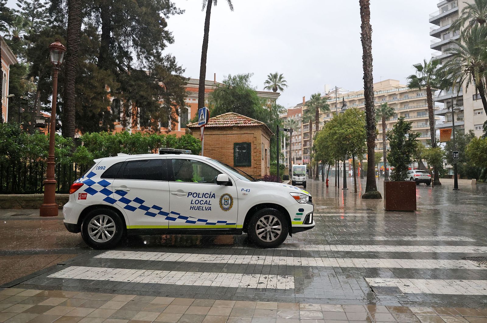 Imágenes del paso de la DANA por Huelva