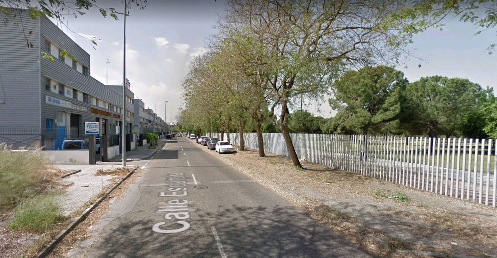 La calle Escarpia, en el Polígono Store.