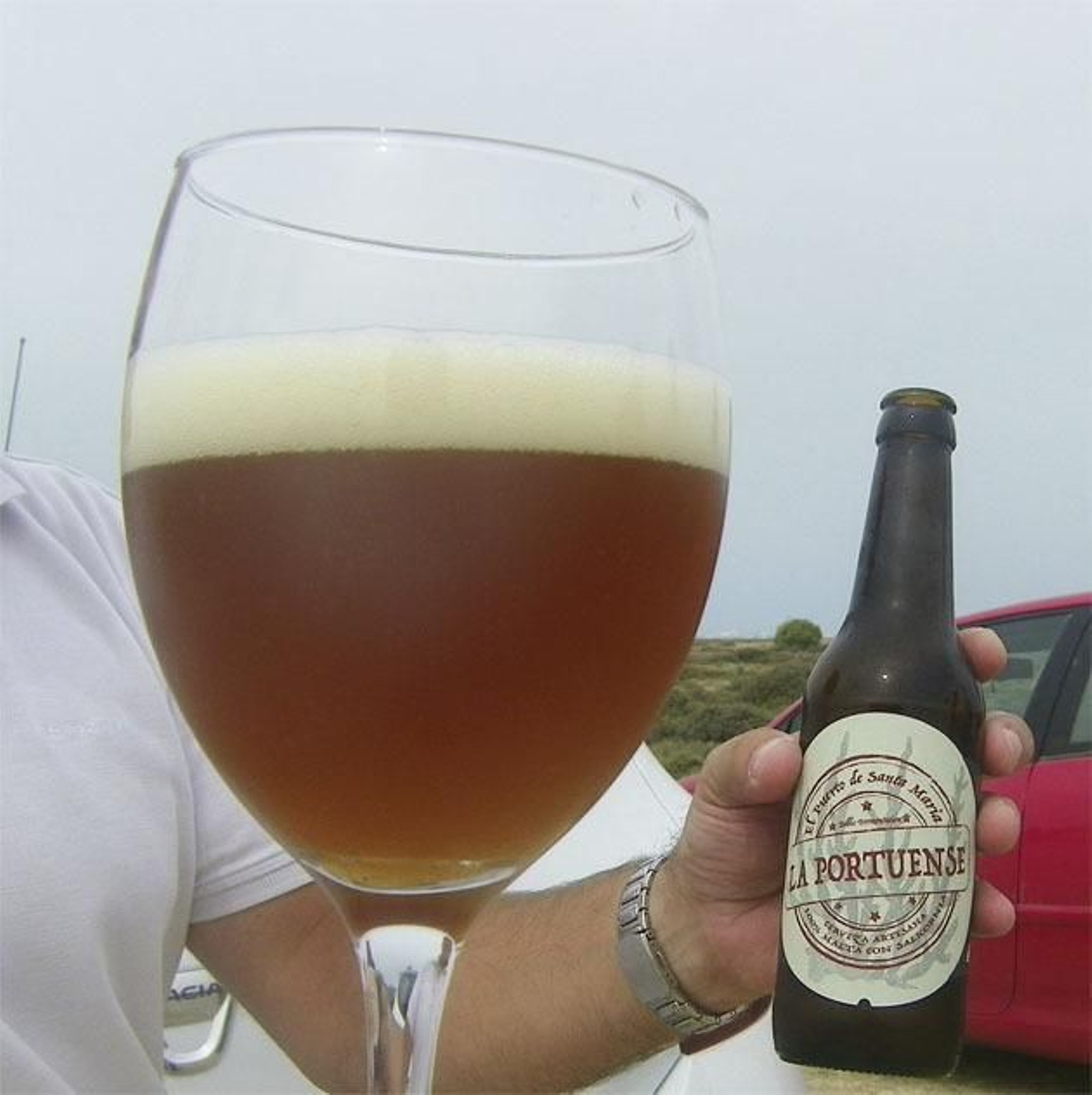 Cerveza 'La Portuense'.