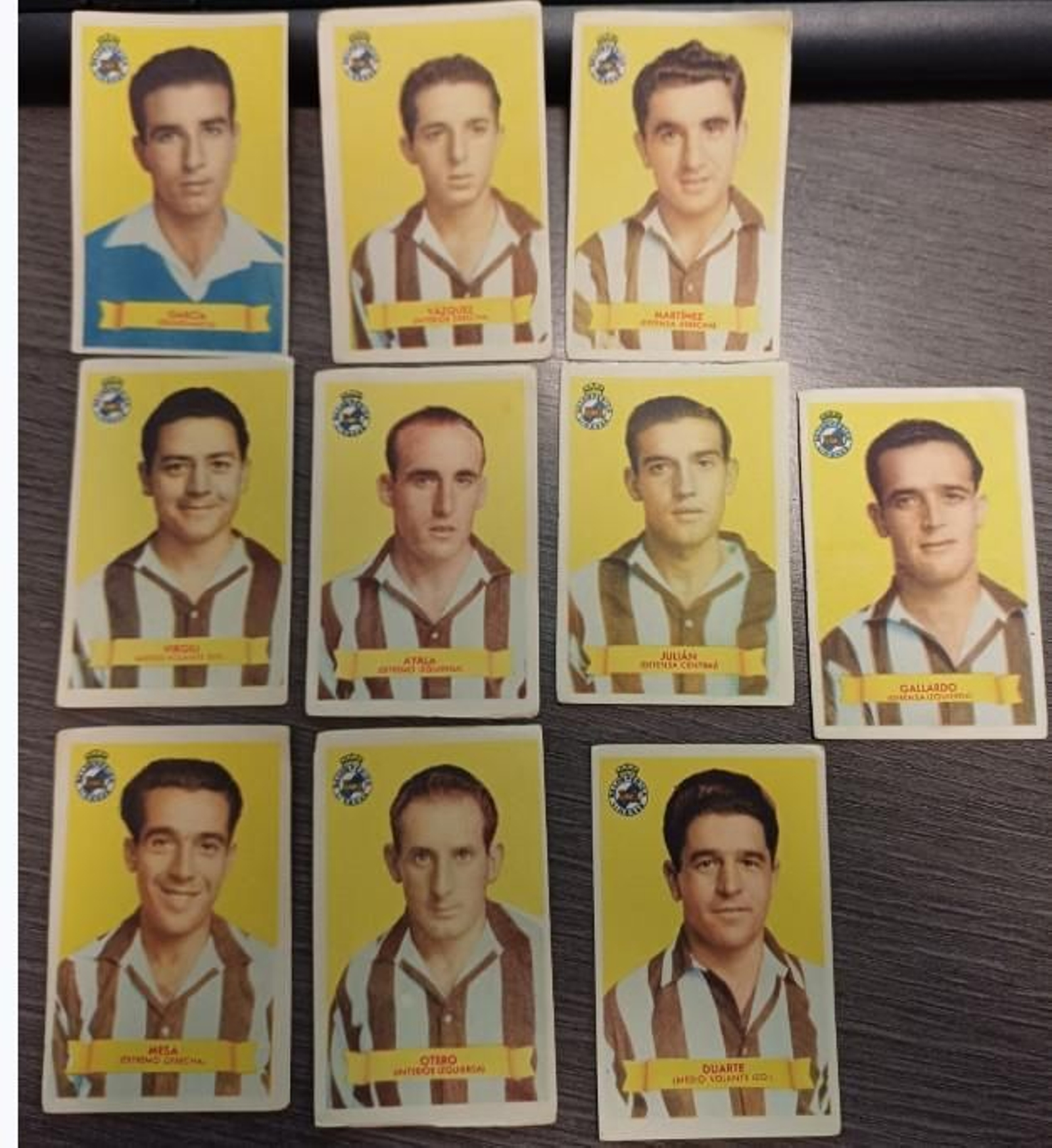 Los diez cromos vendido por Miguel Gil