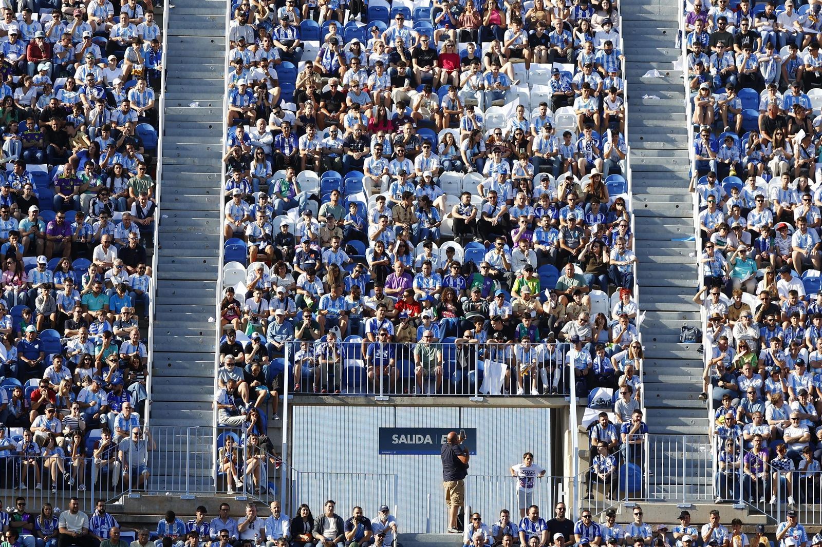 Búscate en las gradas de La Rosaleda en el Málaga CF-Castellón