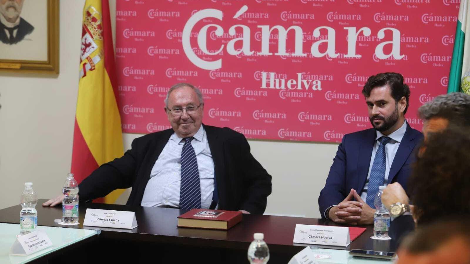 José Luis Bonet junto a Daniel Toscano.