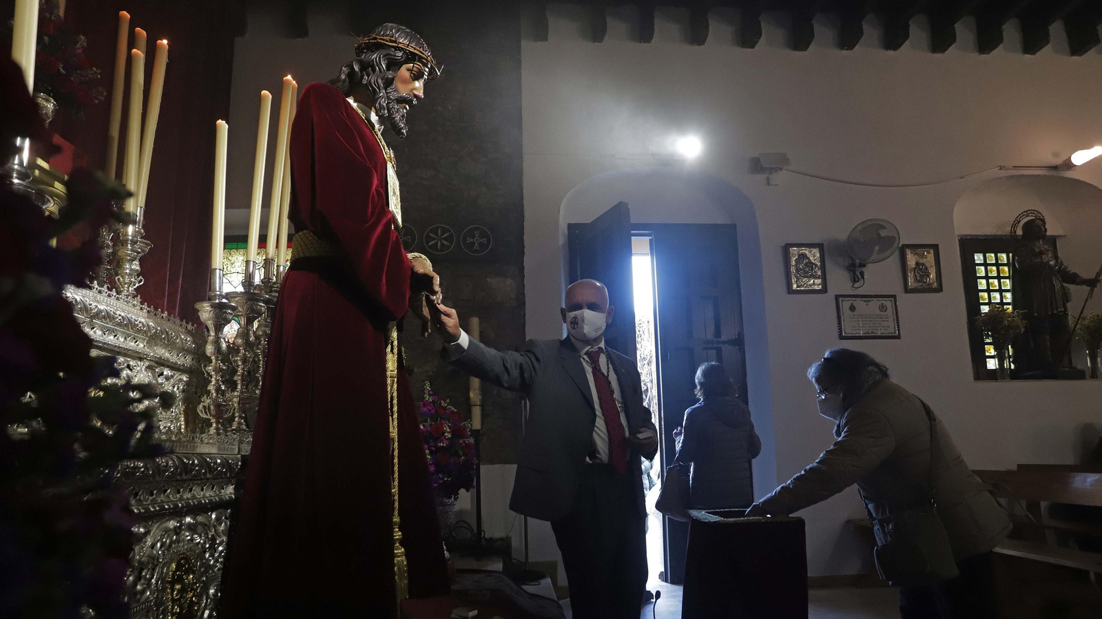 Fotos de la veneración al Cristo de Medinaceli en Algeciras