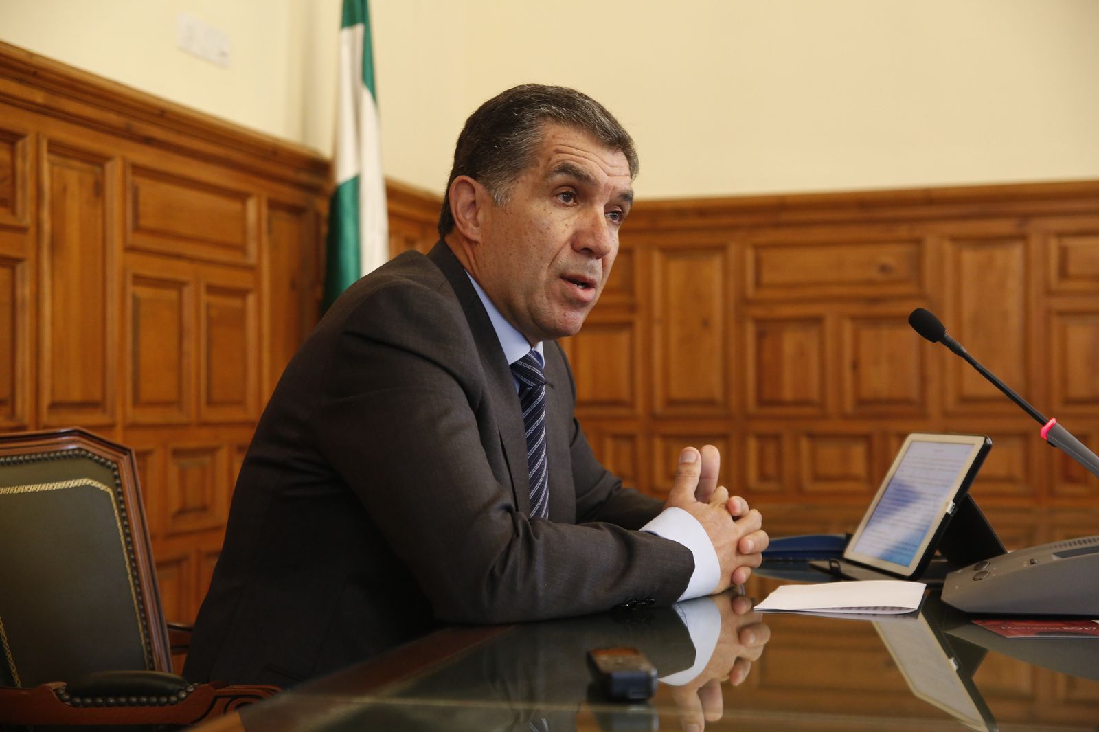Lorenzo del Río, presidente del Tribunal Superior de Justicia de Andalucía.