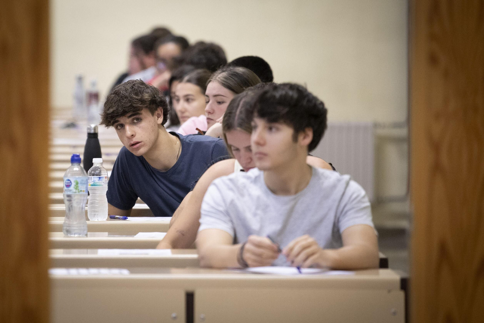 Estudiantes en Selectividad, en una imagen de archivo.