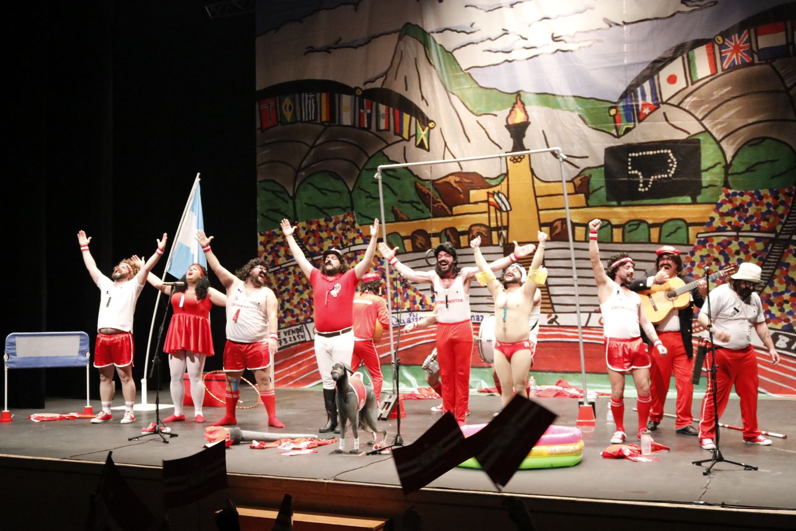 Final del concurso de Carnaval de la Concha Fina de La Línea