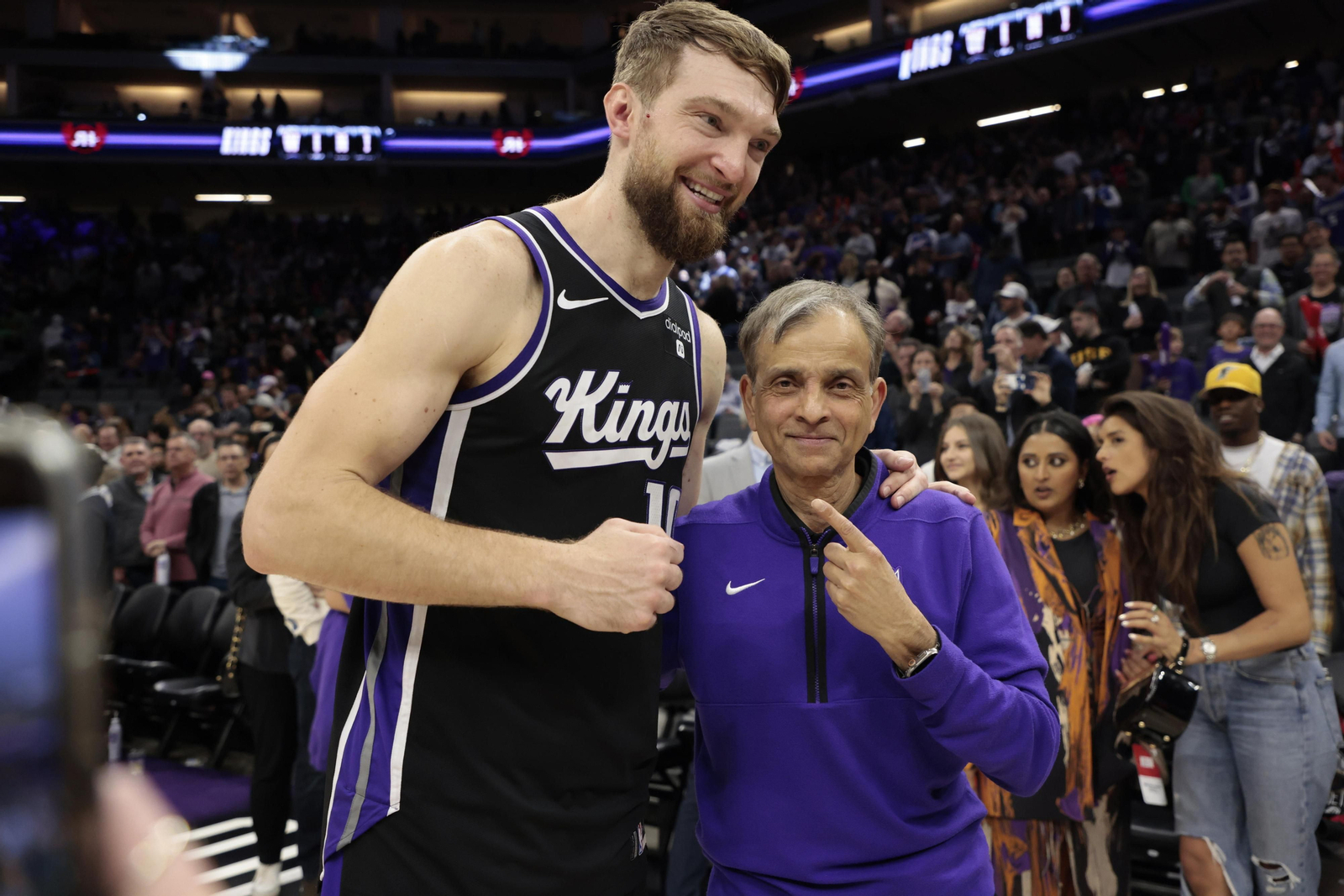 La noche mágica de Domas Sabonis, en fotos