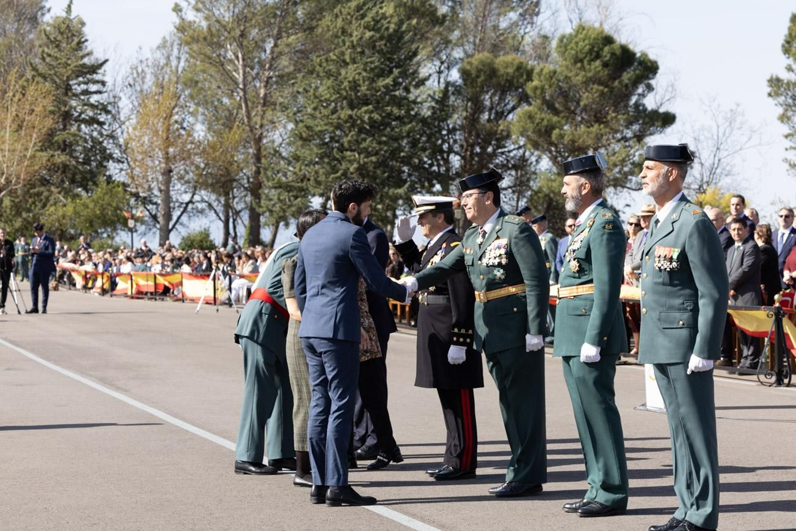 Acto de jura de bandera de la 130ª promoción de guardias civiles de la Academia de Baeza