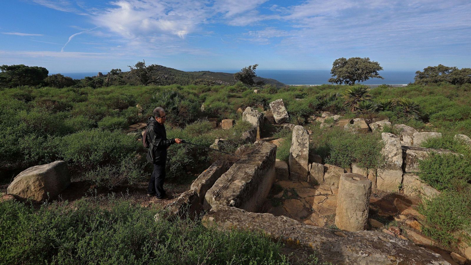 Yacimiento arqueológico en la Sierra de la Plata Yacimiento arqueológico en la Sierra de la Plata