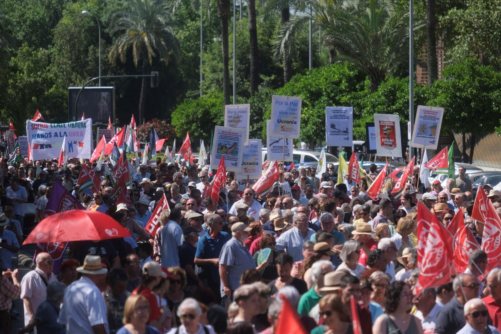 La manifestación del Primero de Mayo de Córdoba, en imágenes