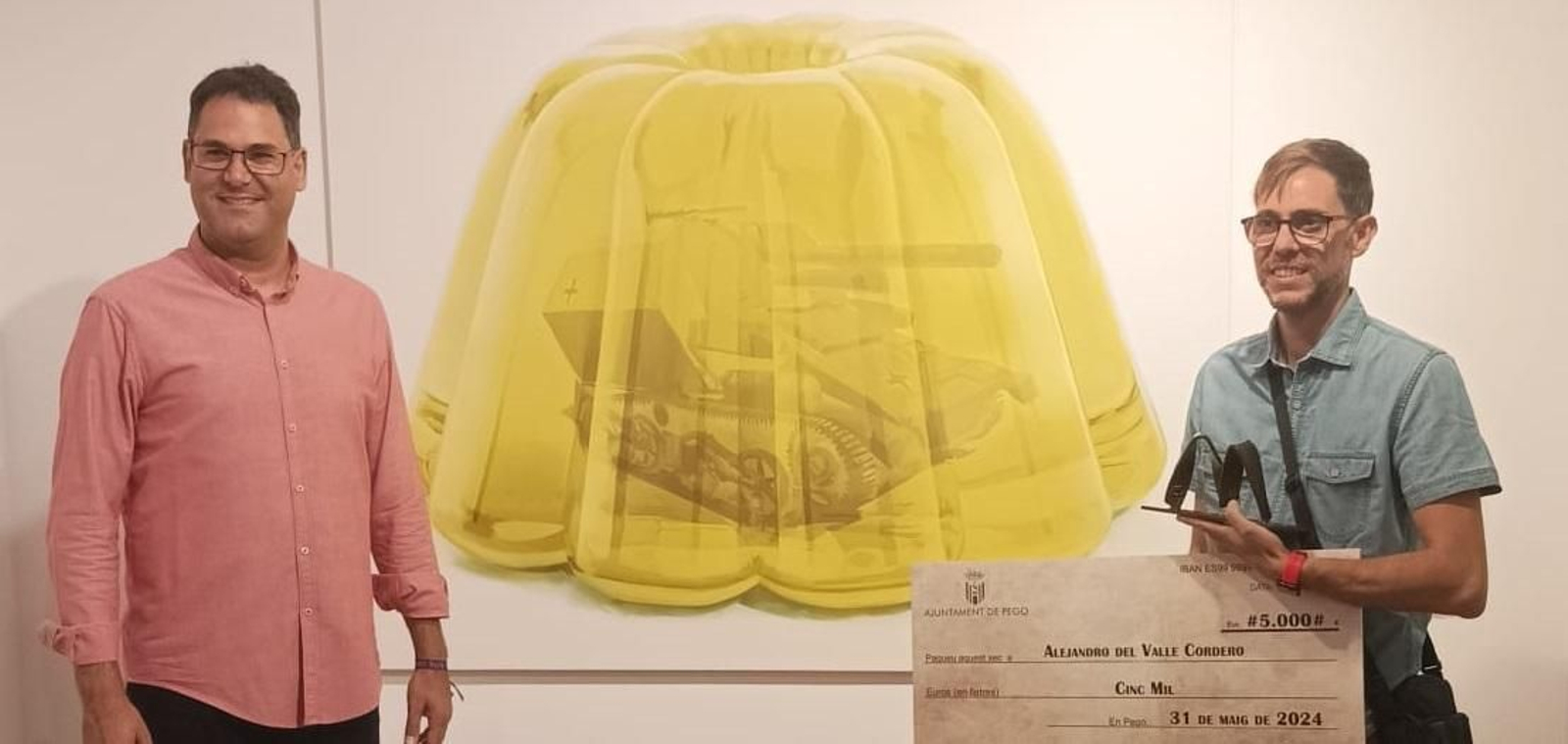 Alejandro del Valle, profesor de la Facultad de de Bellas Artes de Granada, gana el Premio Ciudad de Pego