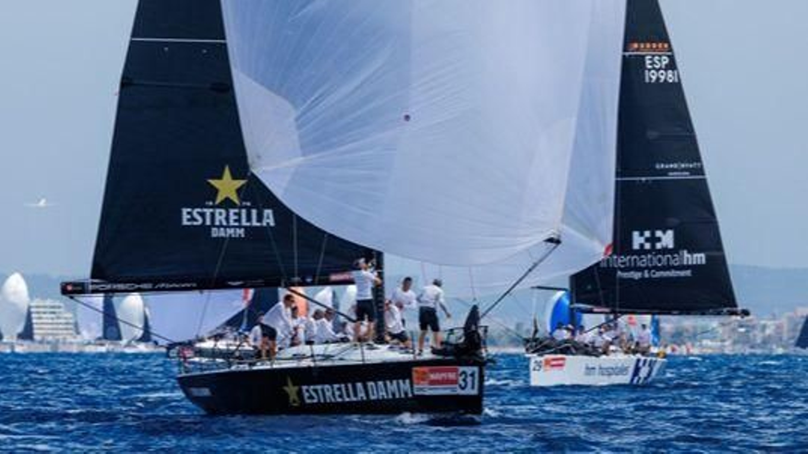 El 'Estrella Damm' dominó la regata desde la salida en tiempo real para finalizar cuarto en el compensado.