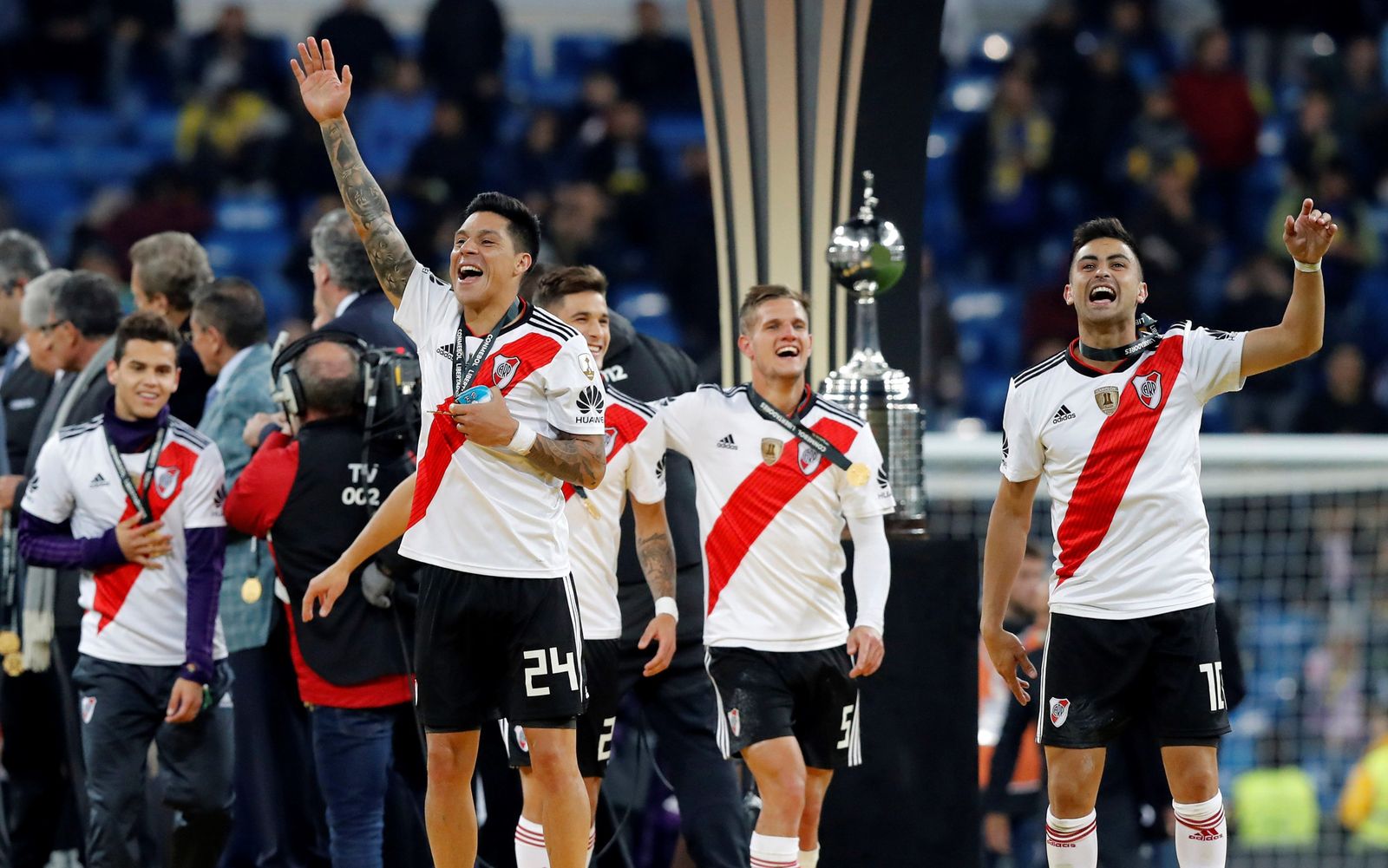 Las imágenes de la final de la Copa Libertadores entre el River Plate y el Boca Juniors