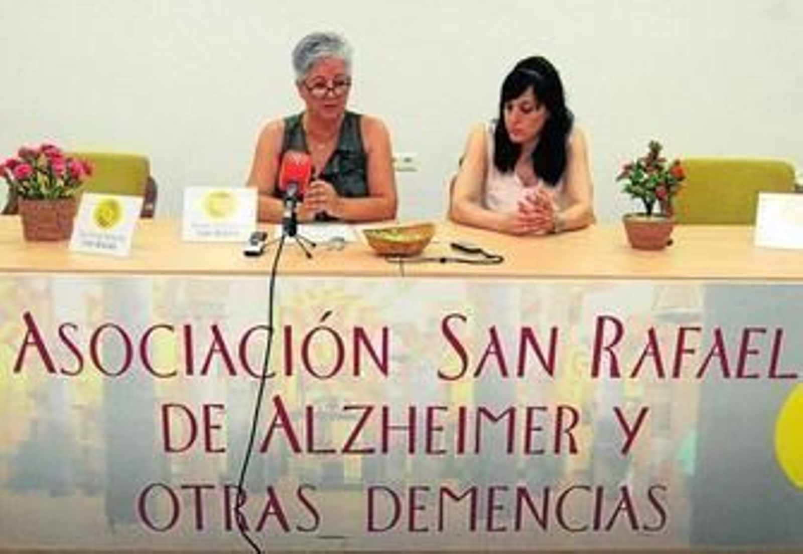 Ascensión Gómez, durante la presentación de la construcción de la nueva planta de la residencia San Rafael.