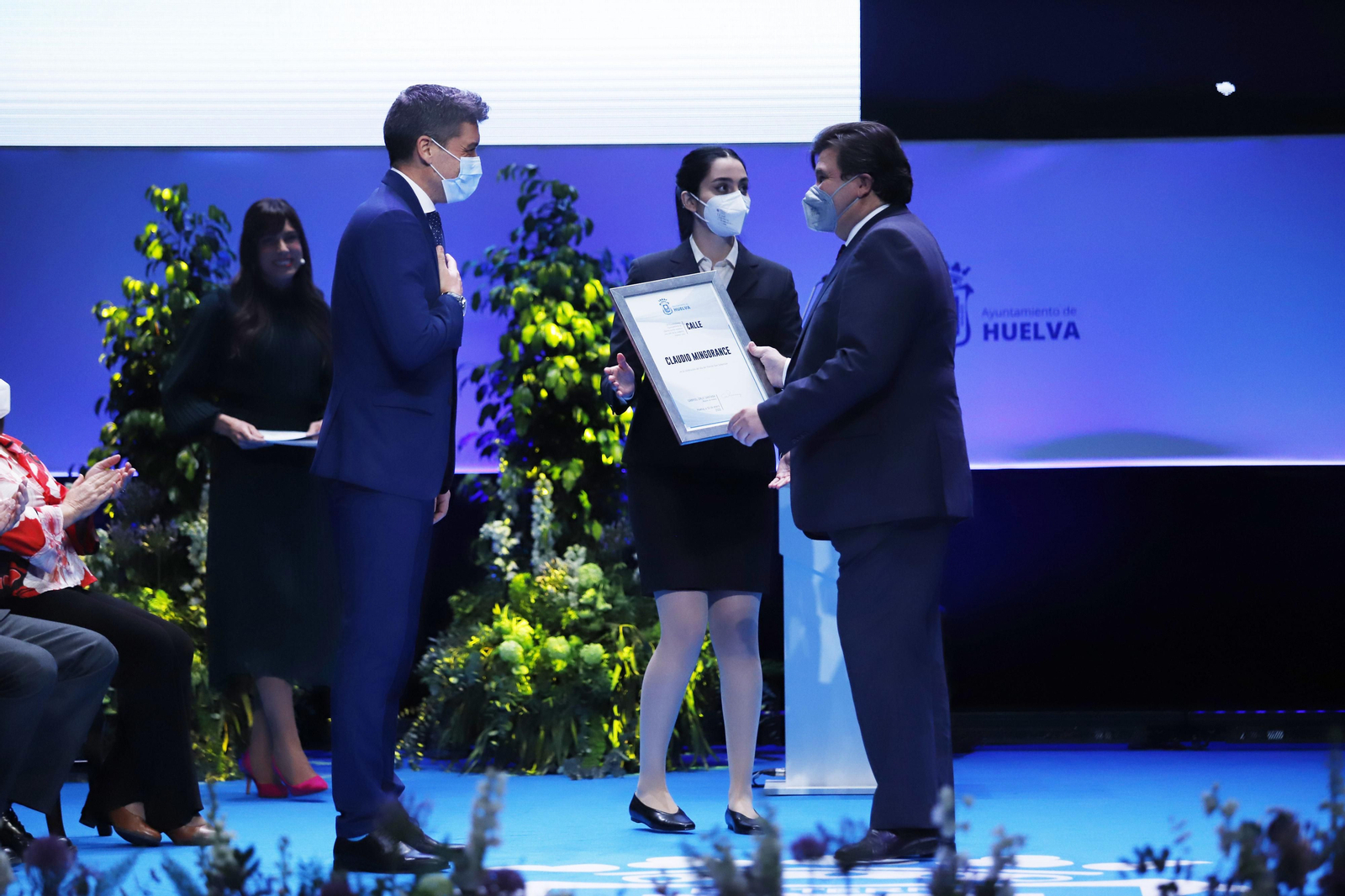 Imágenes de la entrega de las nuevas calles de la ciudad de Huelva