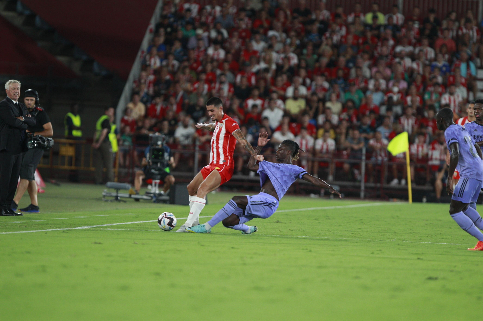 Imágenes del partido U.D. Almería-Real Madrid C.F. de la Liga Santander