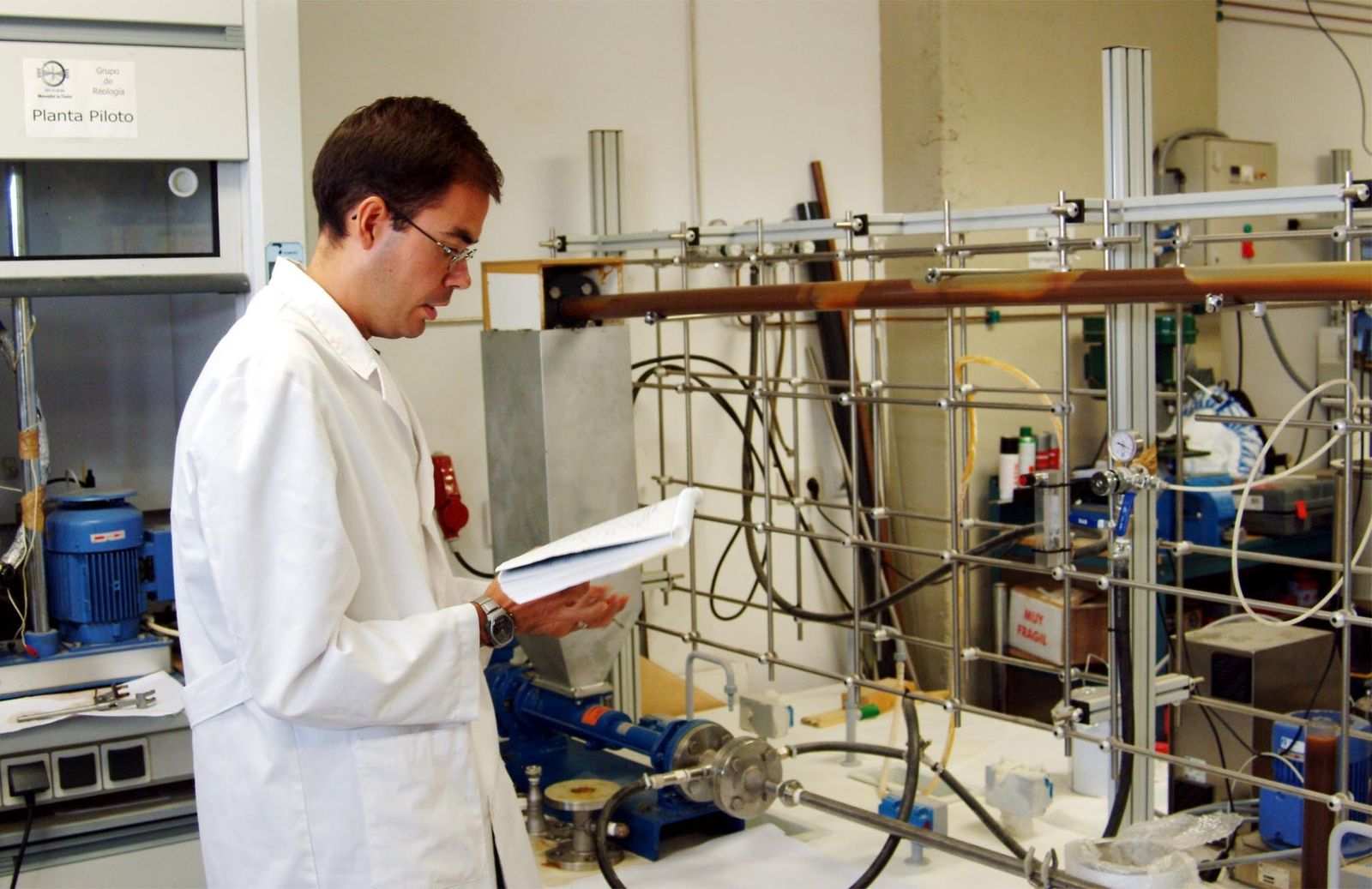 Uno de los laboratorios de química de la Universidad de Huelva.