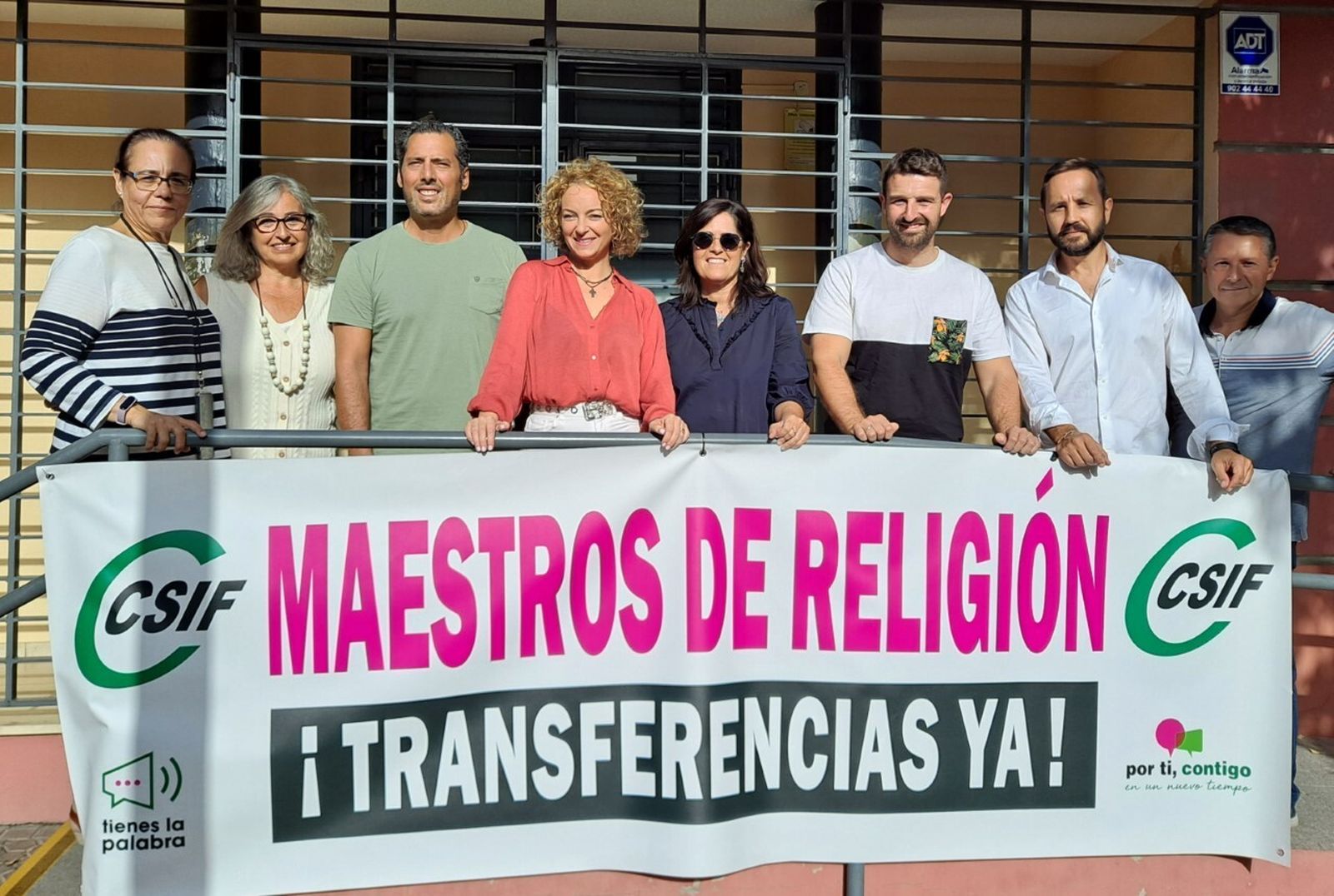 Representantes de la candidatura de CSIF.