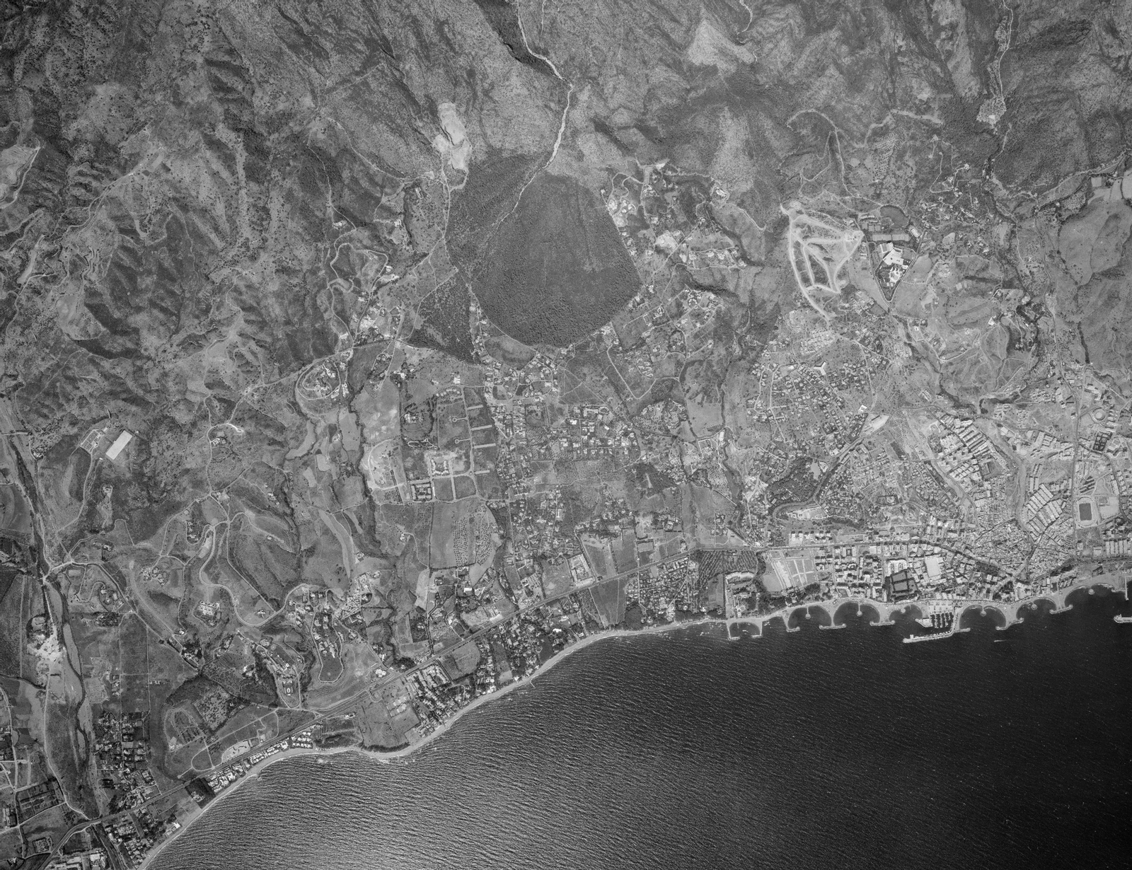 Vista aérea Marbella 1982