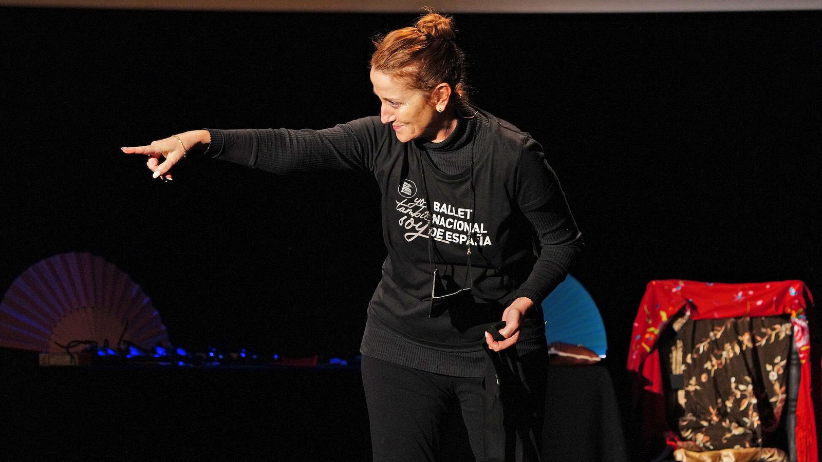 Maribel Gallardo, en un momento del taller.