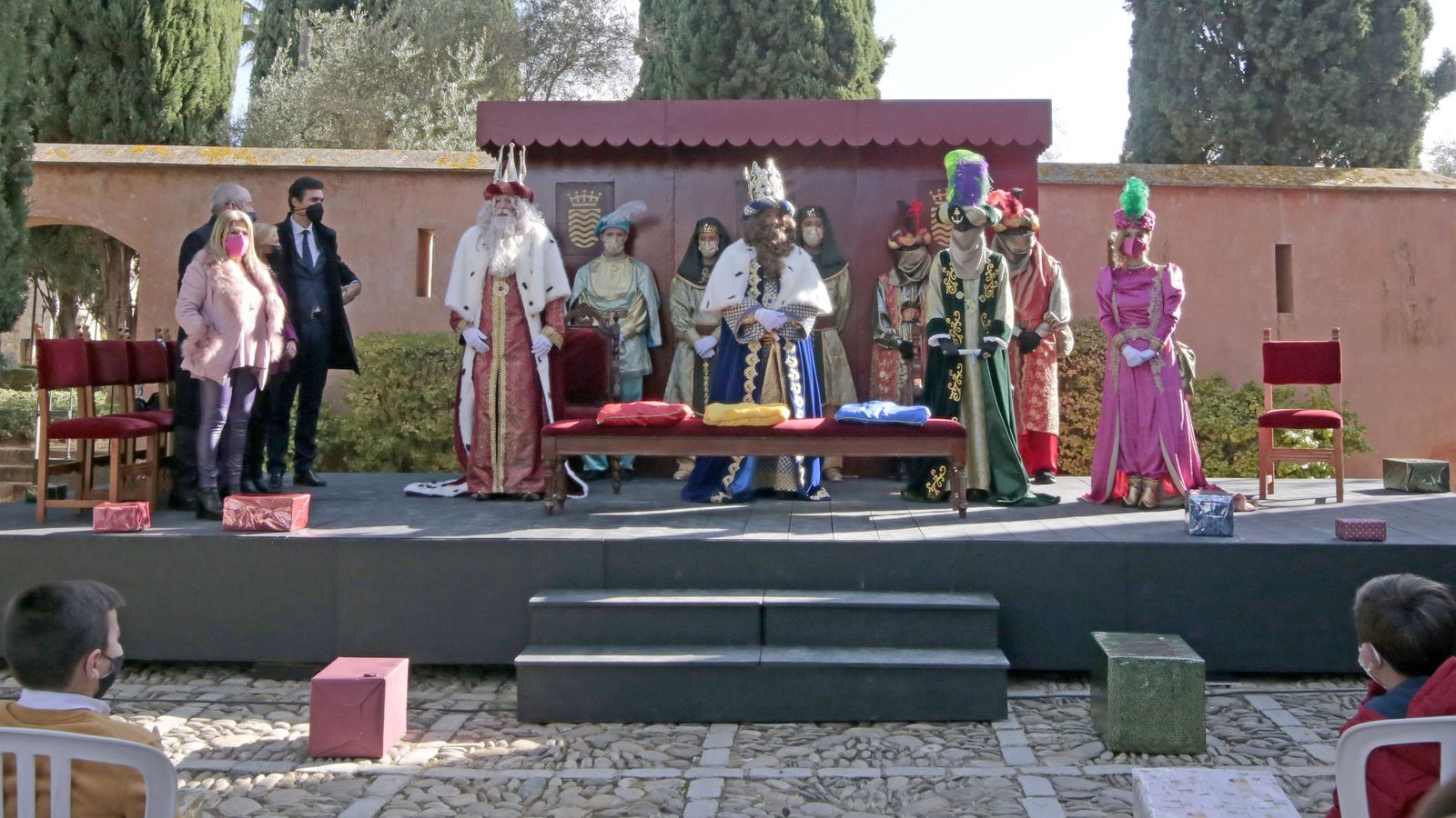 Coronación de los Reyes Magos de Jerez en el Alcázar