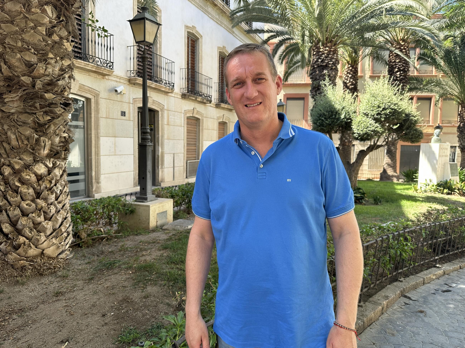 El viceportavoz del PSOE en el Ayuntamiento de Almería, Raúl Enríquez.