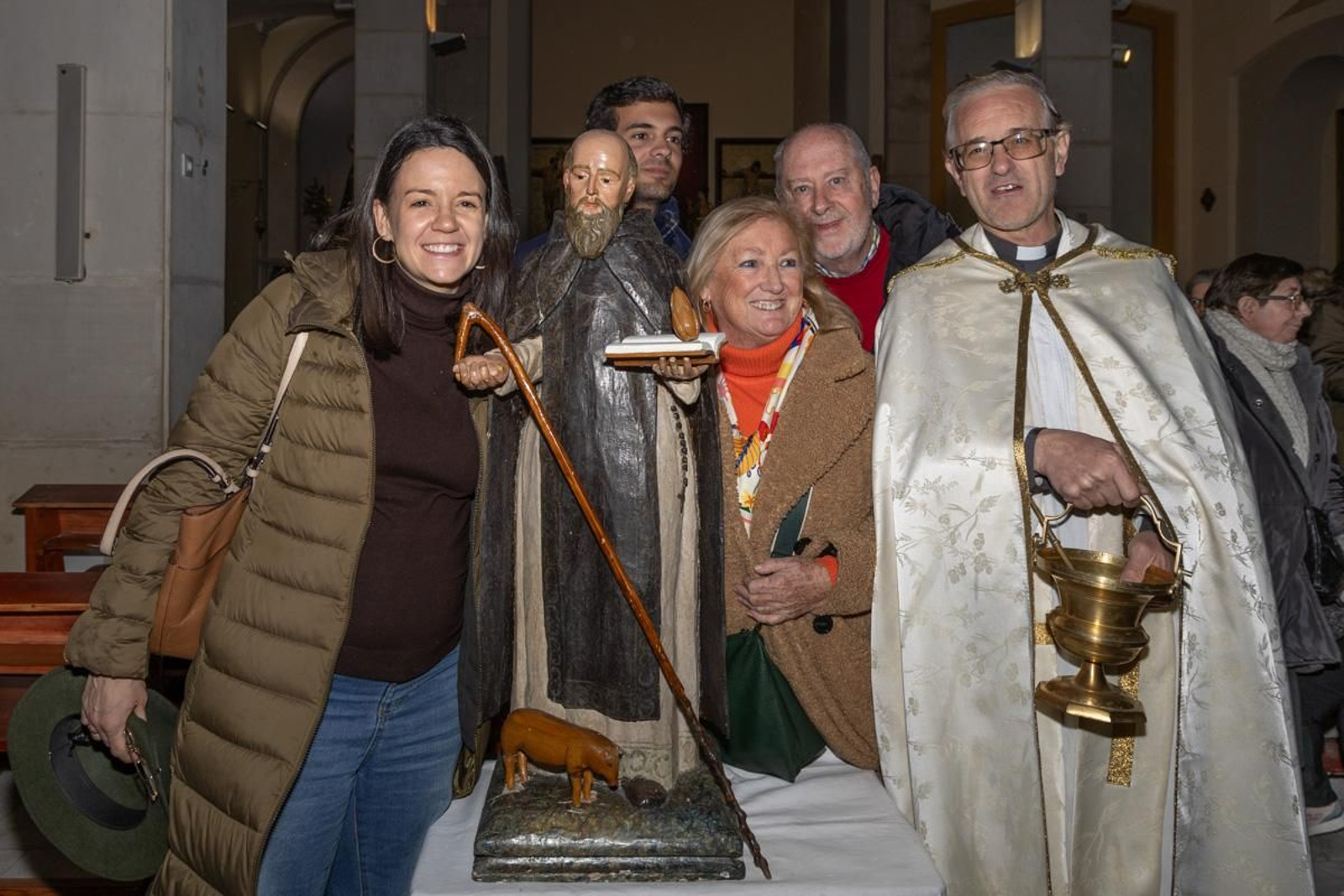 Encendido de la lumbre institucional con motivo de la festividad de San Antón