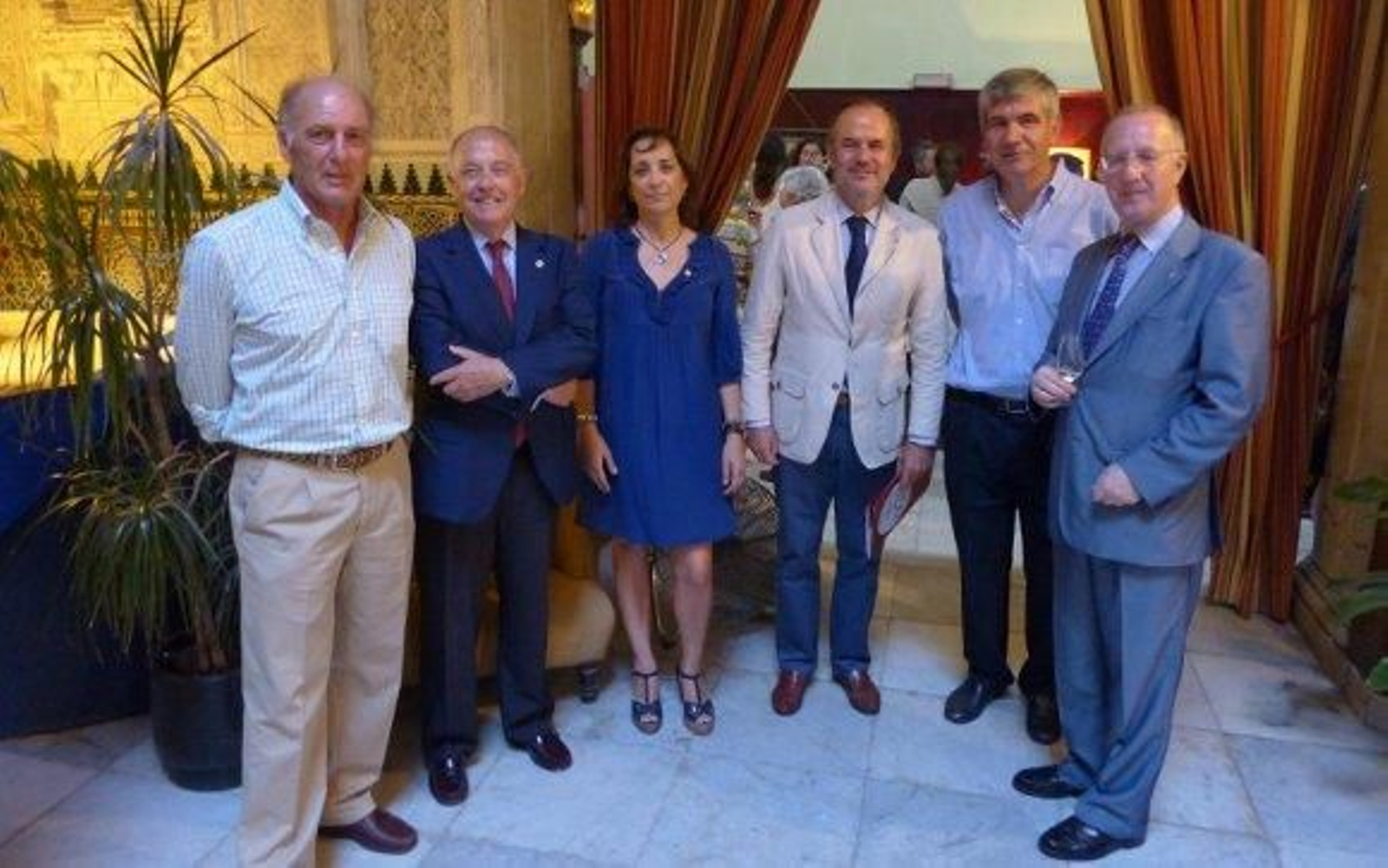 Juan Caamaño, Jaime Rocha, Marifé de la Paz, Julia Álvarez de Toledo, Manues Bustos y Antonio de Martín.

Foto: Ignacio Casas de Ciria