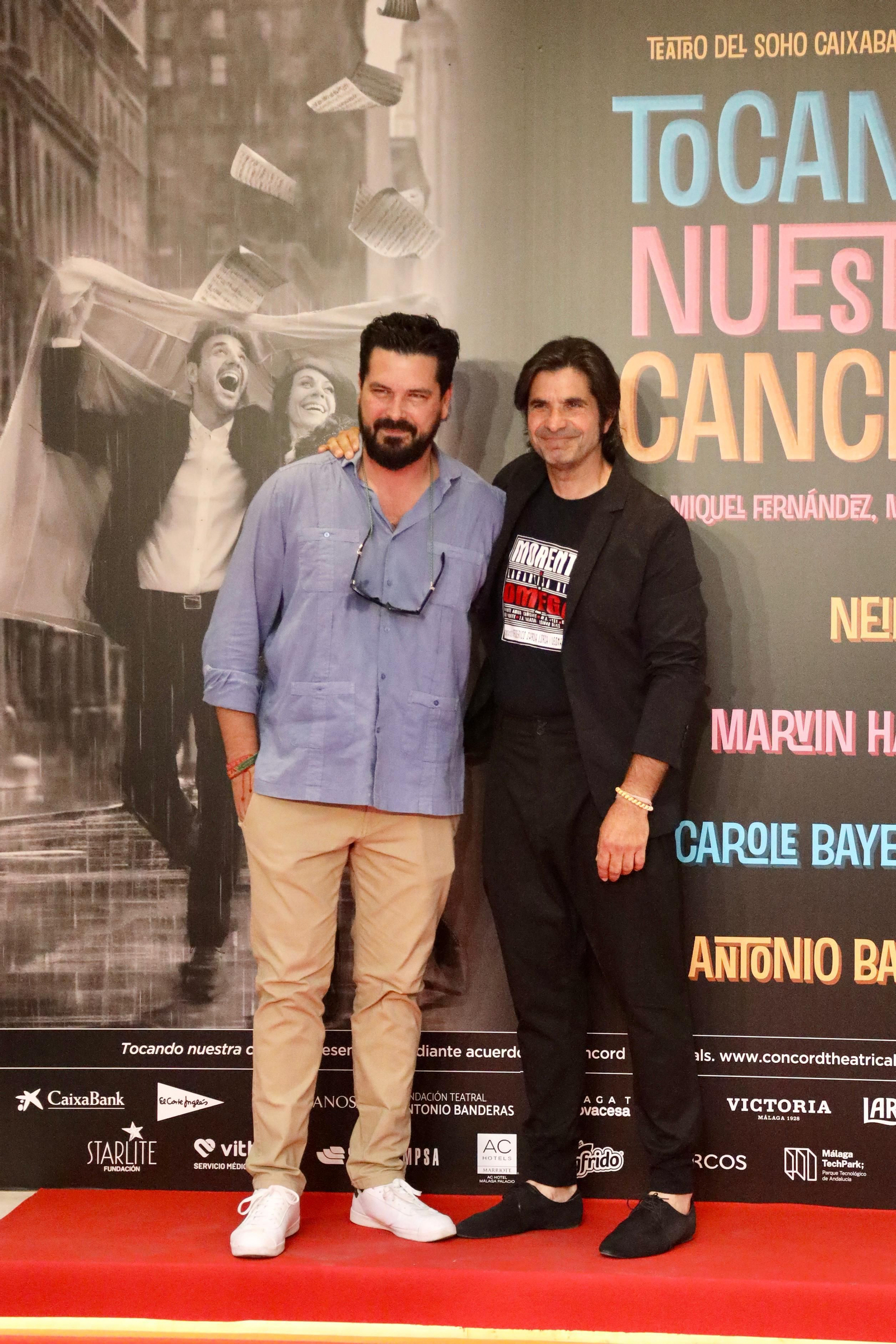 El estreno de 'Tocando nuestra canción', el nuevo musical de Antonio Banderas, en fotos
