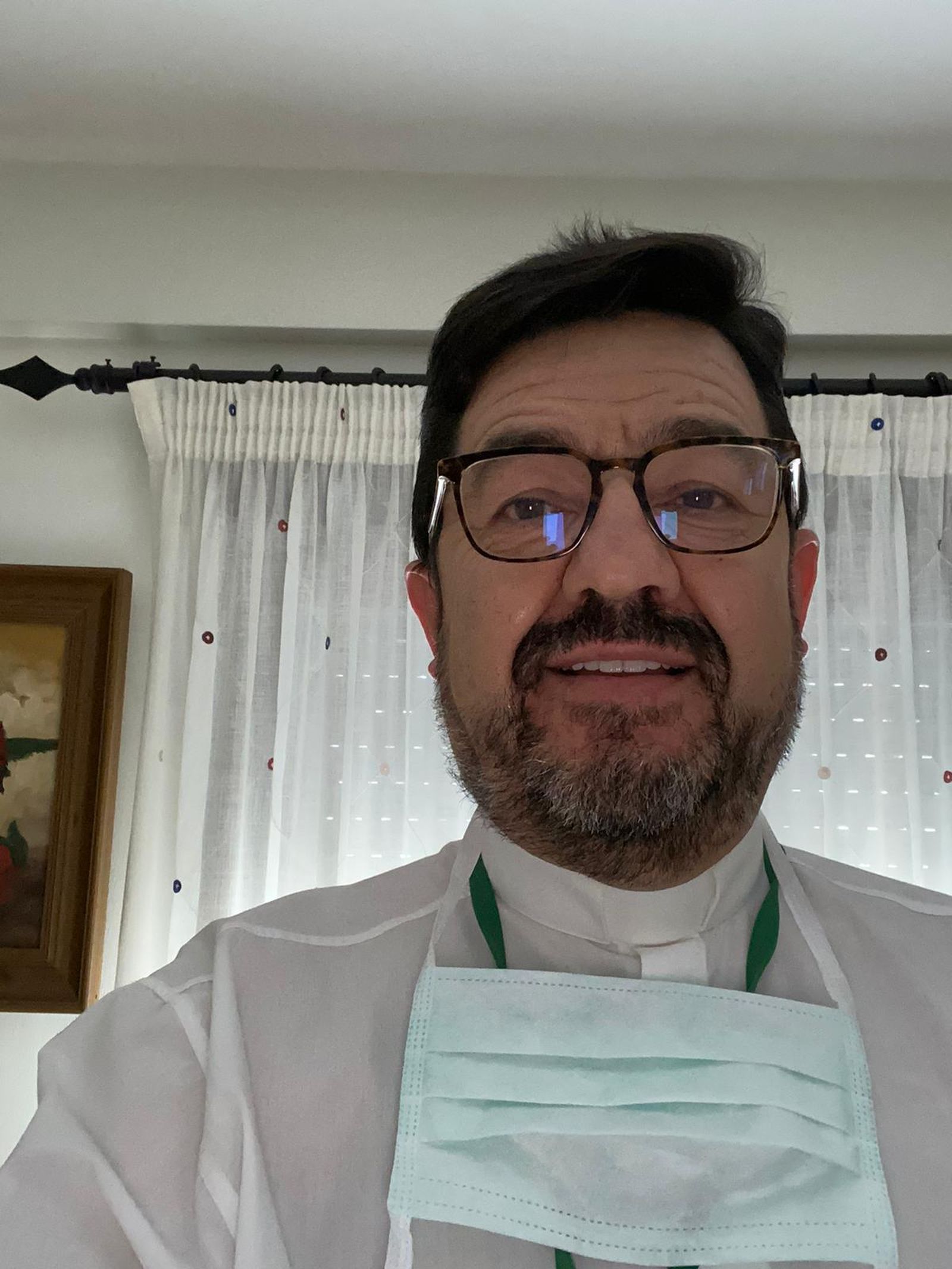 El párroco de la Iglesia de la Encarnación de Marbella y capellán del hospital Costa del Sol, José López Solórzano.