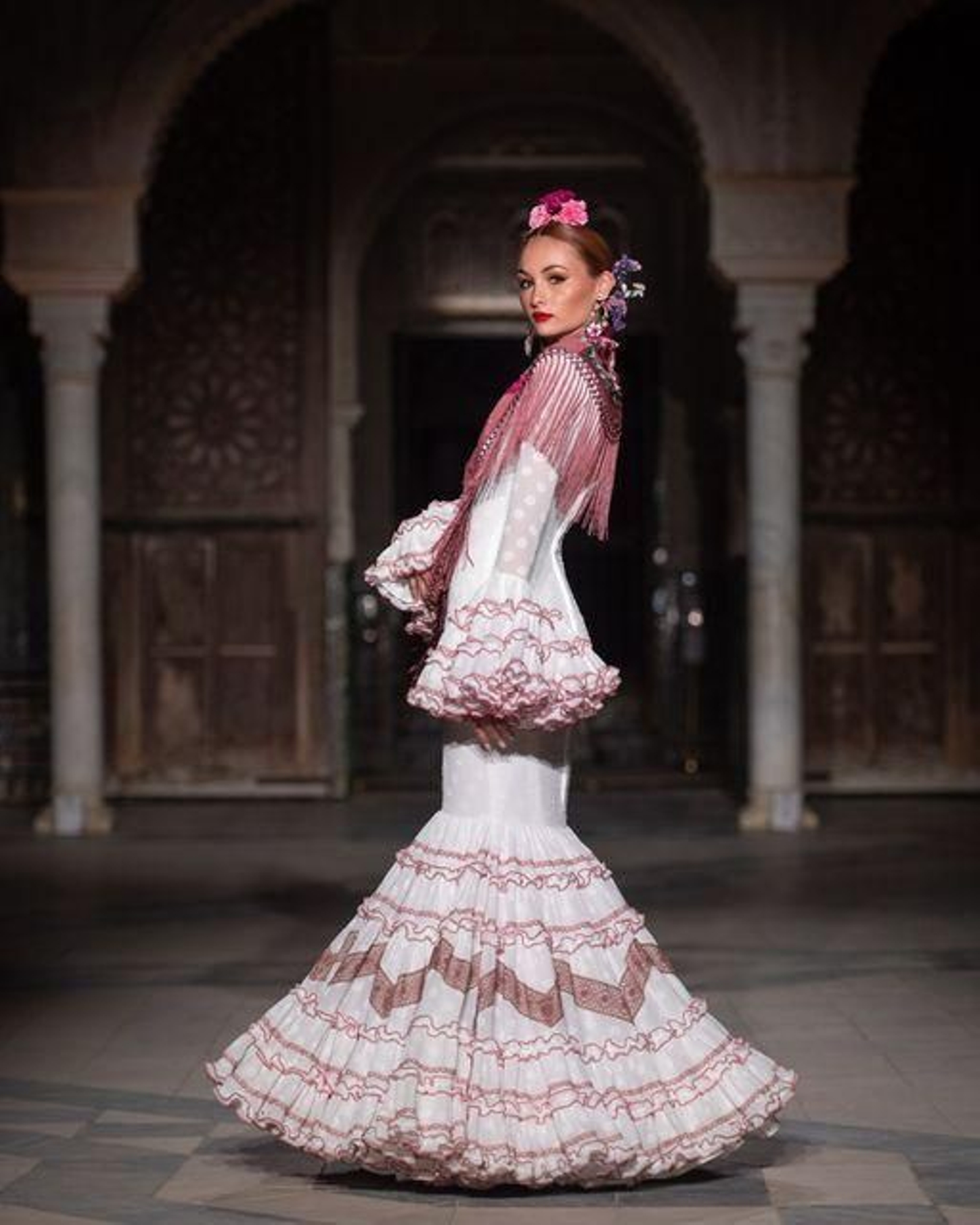 Diseño de Carmen Acedo visto en la presentación de We Love Flamenco 2023.