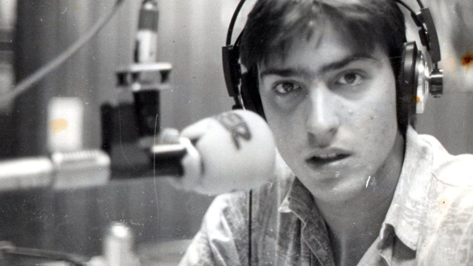 Jesús Jaén, en sus primeros años en Los 40 Principales.