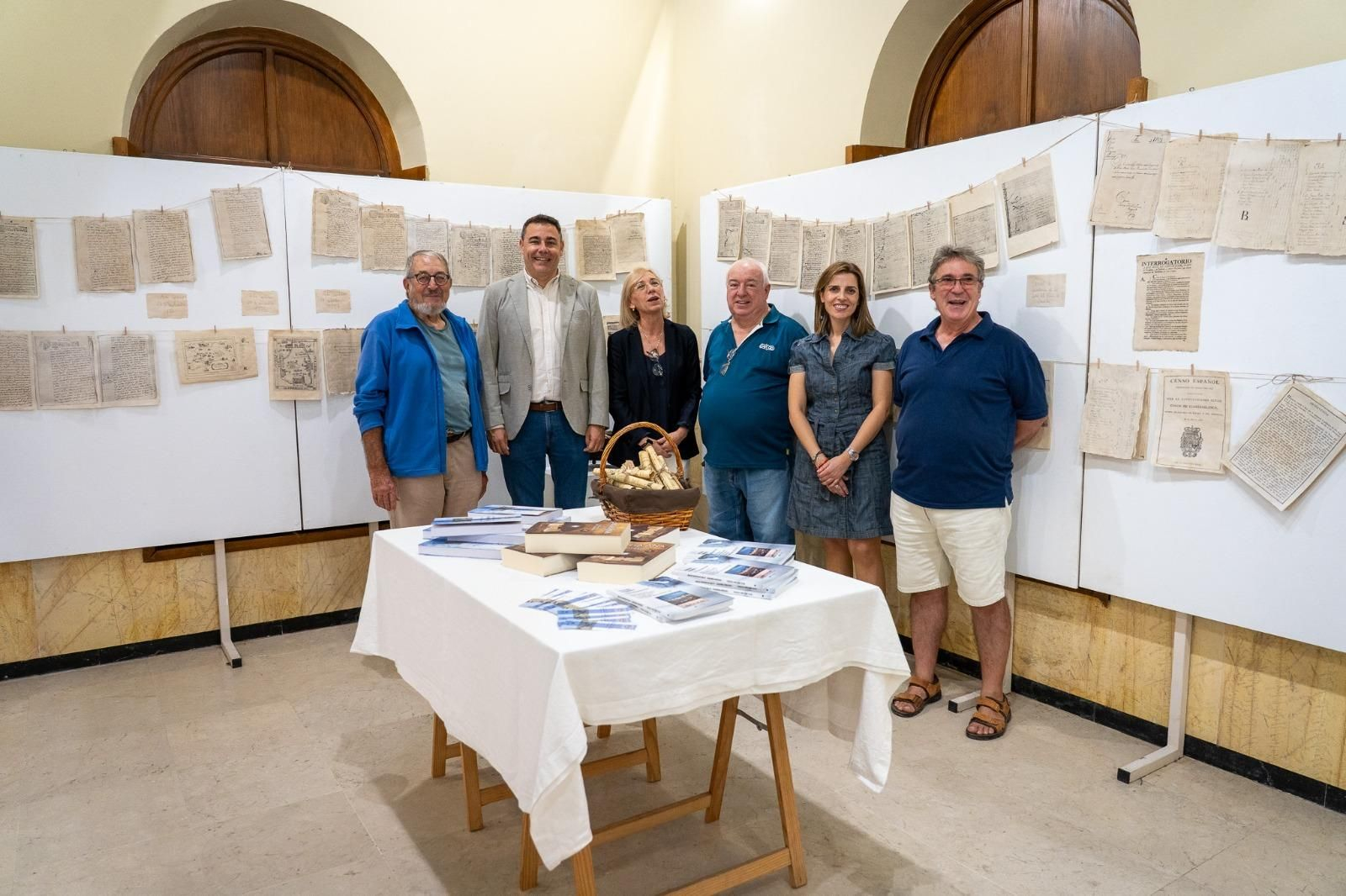 André Marie Berger, Daniel Salcedo, María José López Carmona, Juan Martínez Narváez y Mariquina Ramos.
