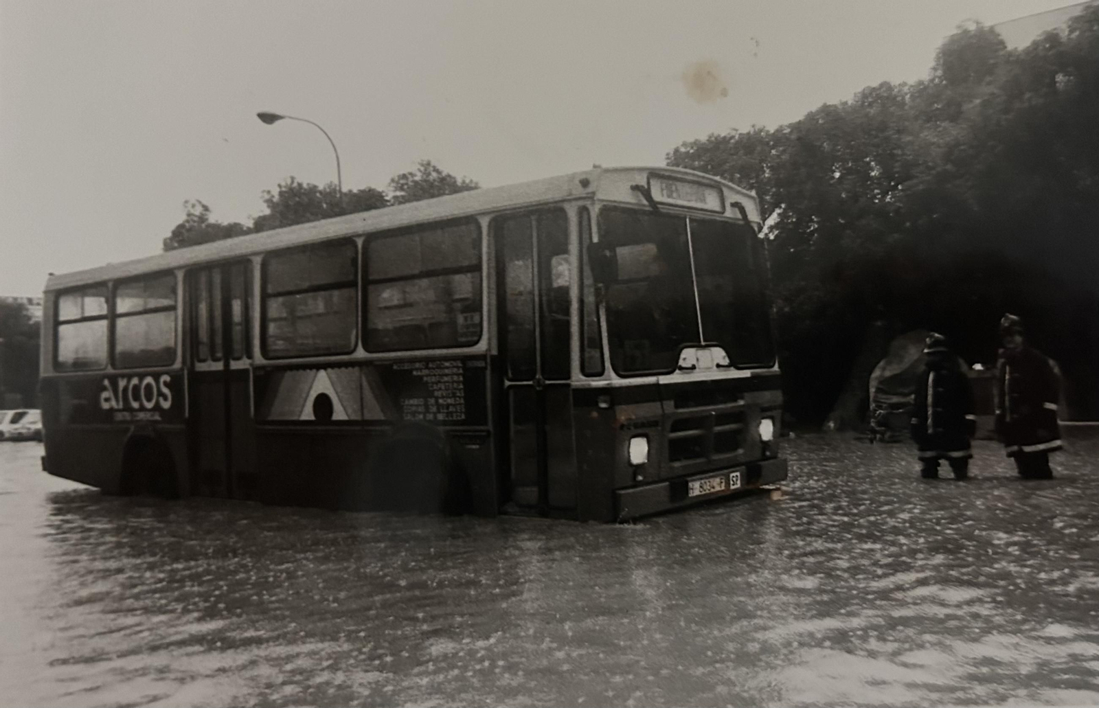 Efectos del temporal e inundaciones de enero de 1996 en Huelva.