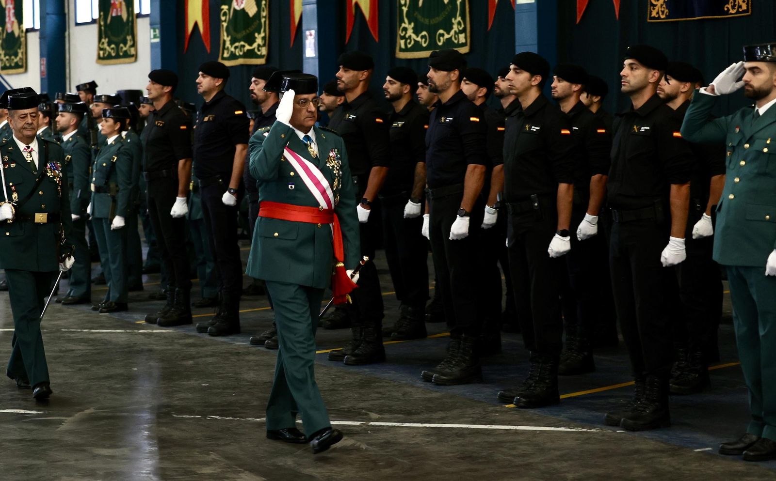 Celebración del día del Pilar en la Guardia Civil