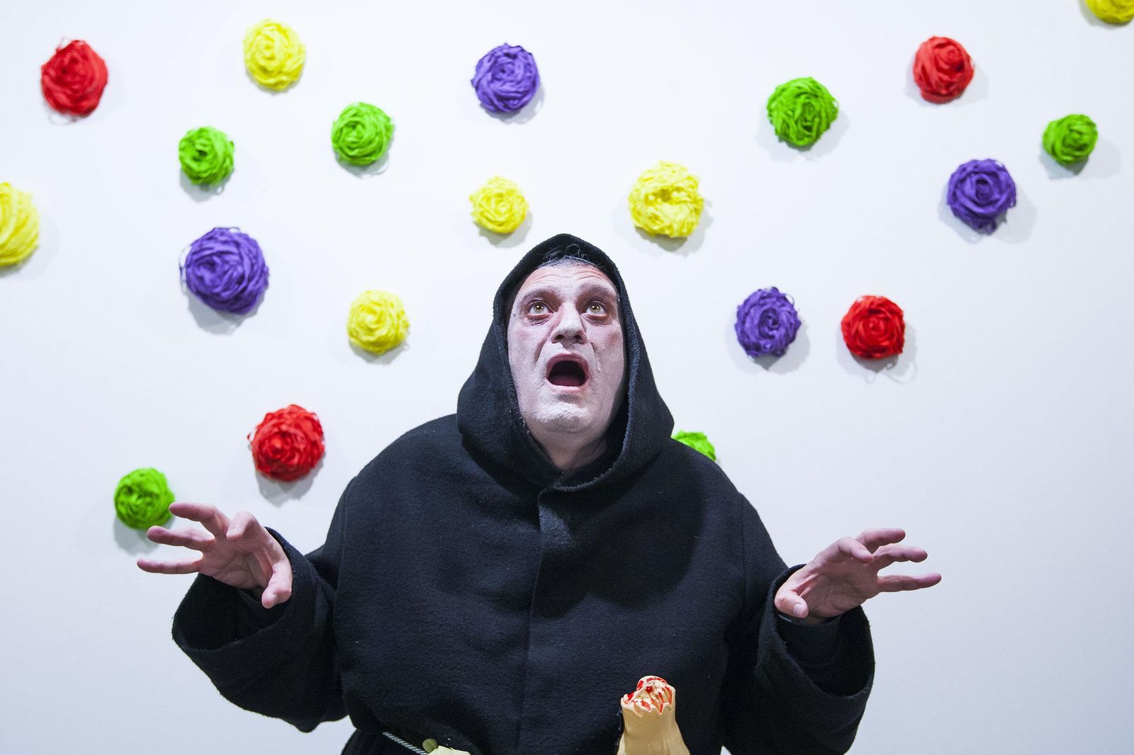 El Moi con su romancero, Carnaval de 2018 en San Fernando