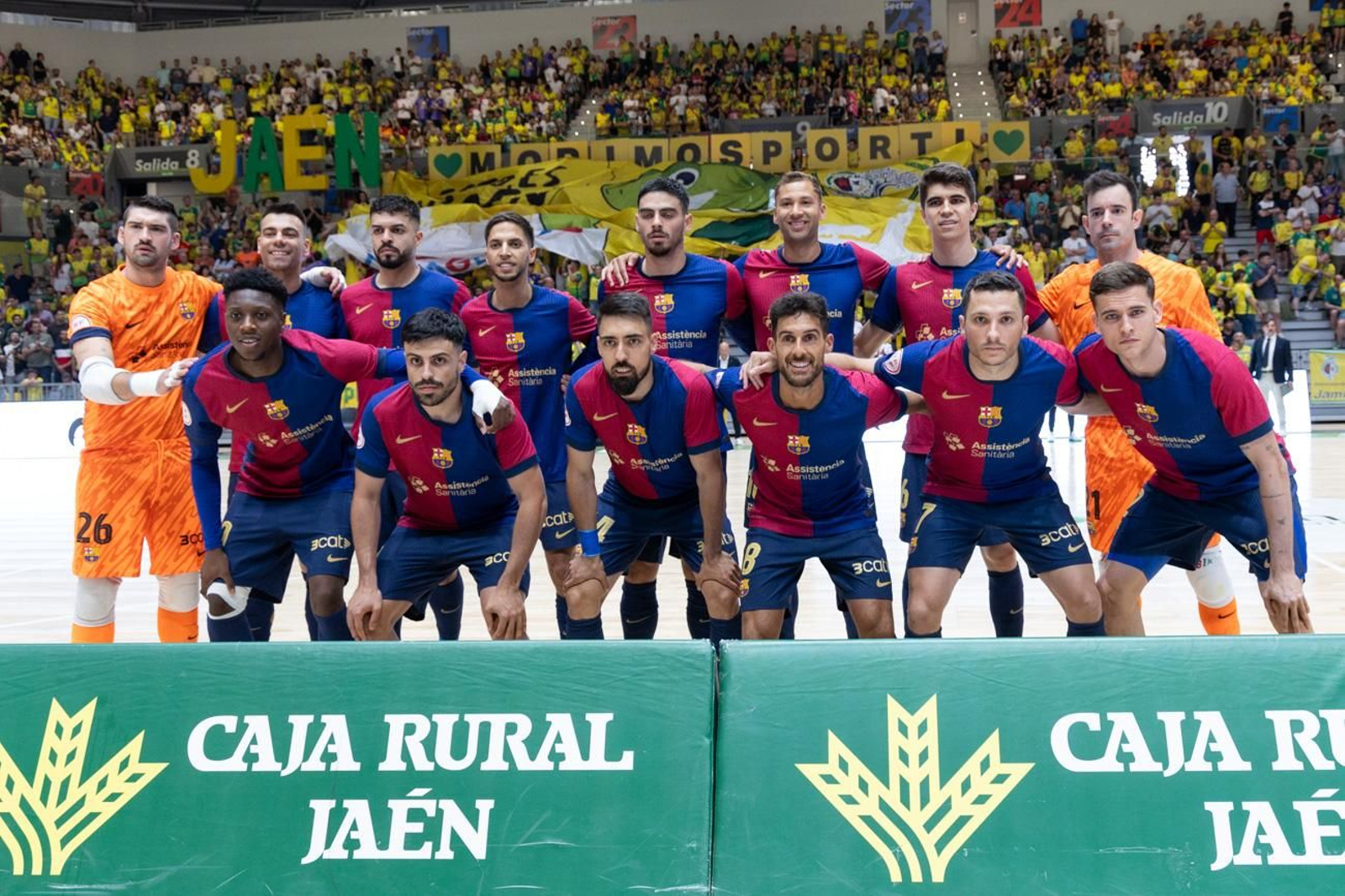 El triunfo del Barça ante el Jaén FS en el Olivo Arena