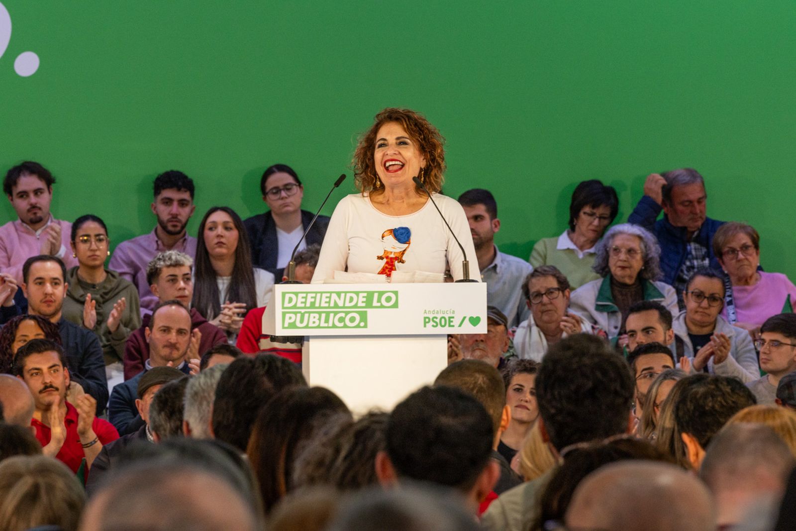 Acto en defensa de los servicios públicos para celebrar el 28F en Jaén