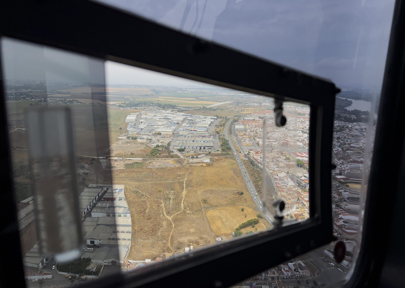 Las impresionantes fotos del camino del Rocío, desde el helicóptero de la Guardia Civil