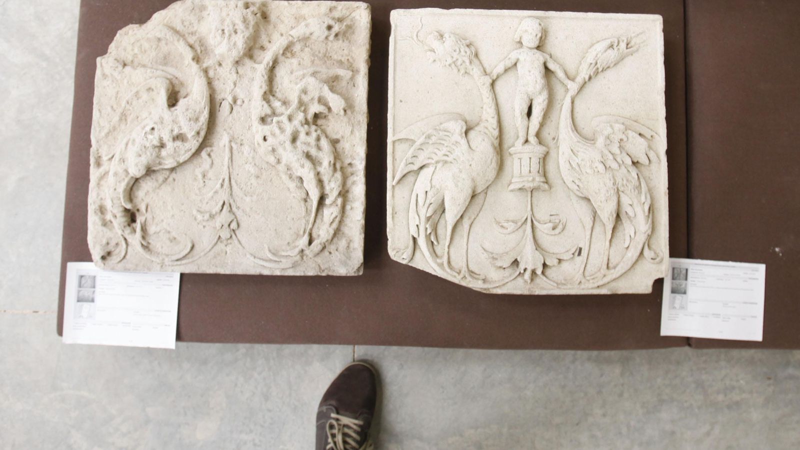 Piezas expuestas en 2014 en el Garaje Laverán.